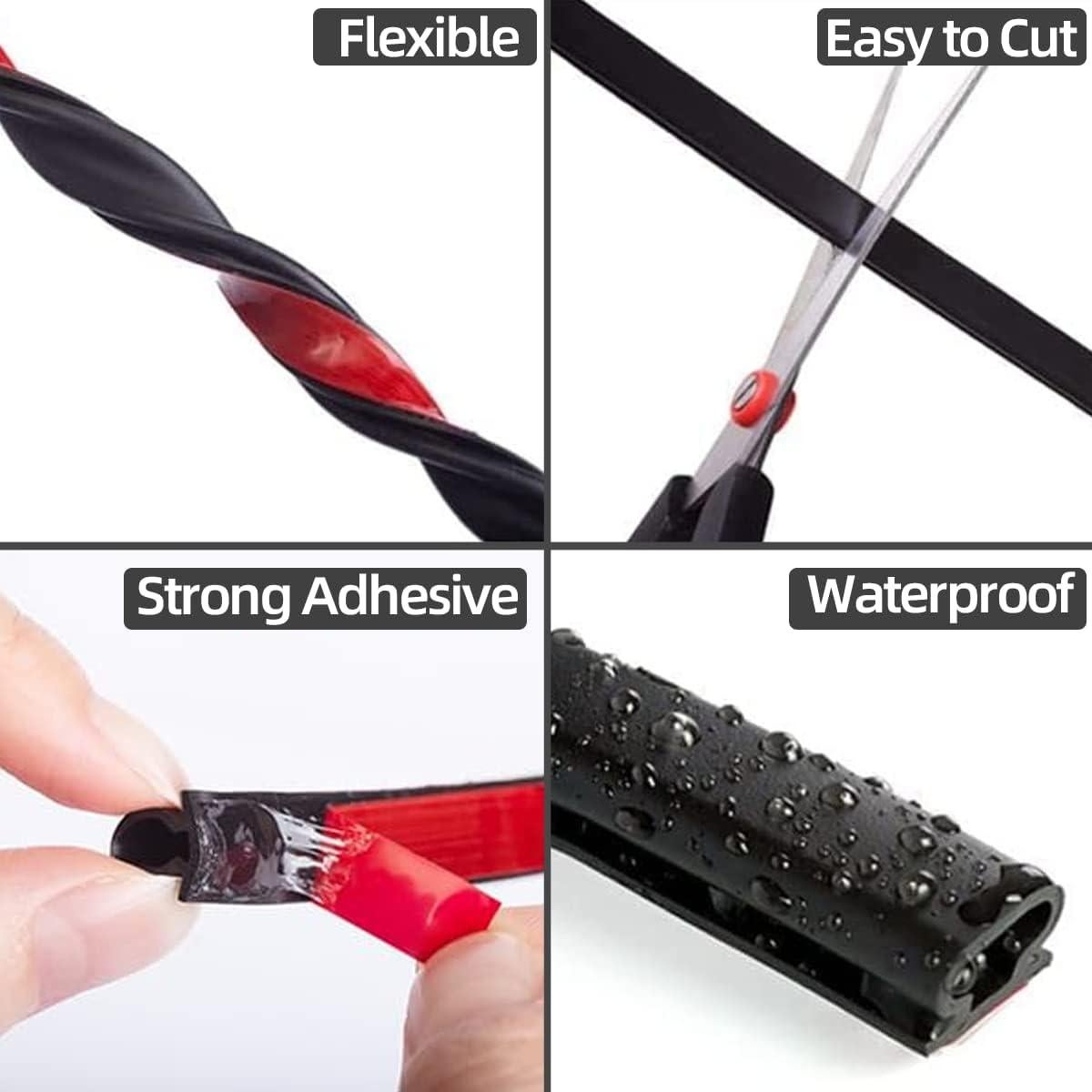 Tira de Aislamiento Autoadhesiva ESUFEIR 6.0m Negro