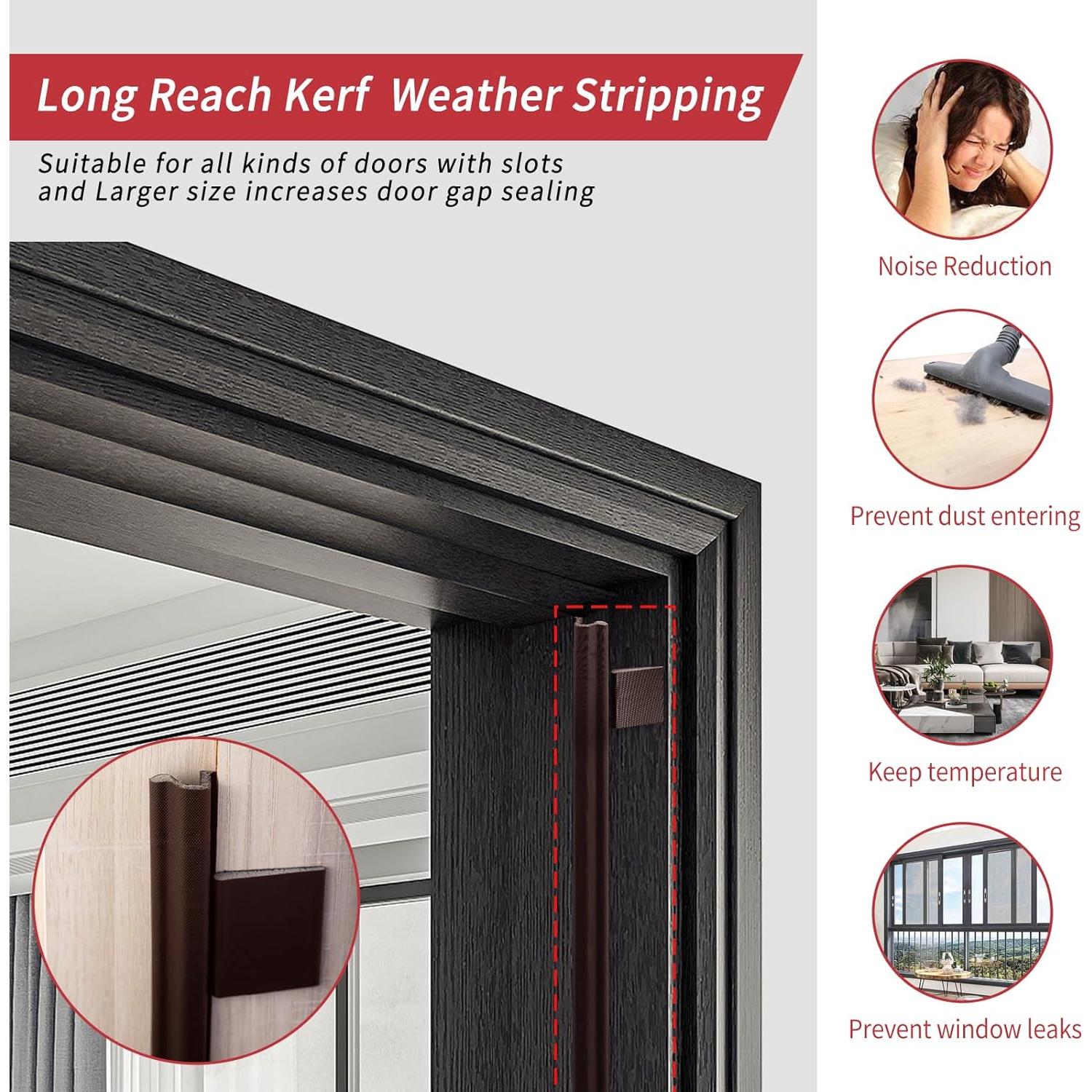 Sello de Aislamiento 8m Fingwerk para Puertas y Ventanas