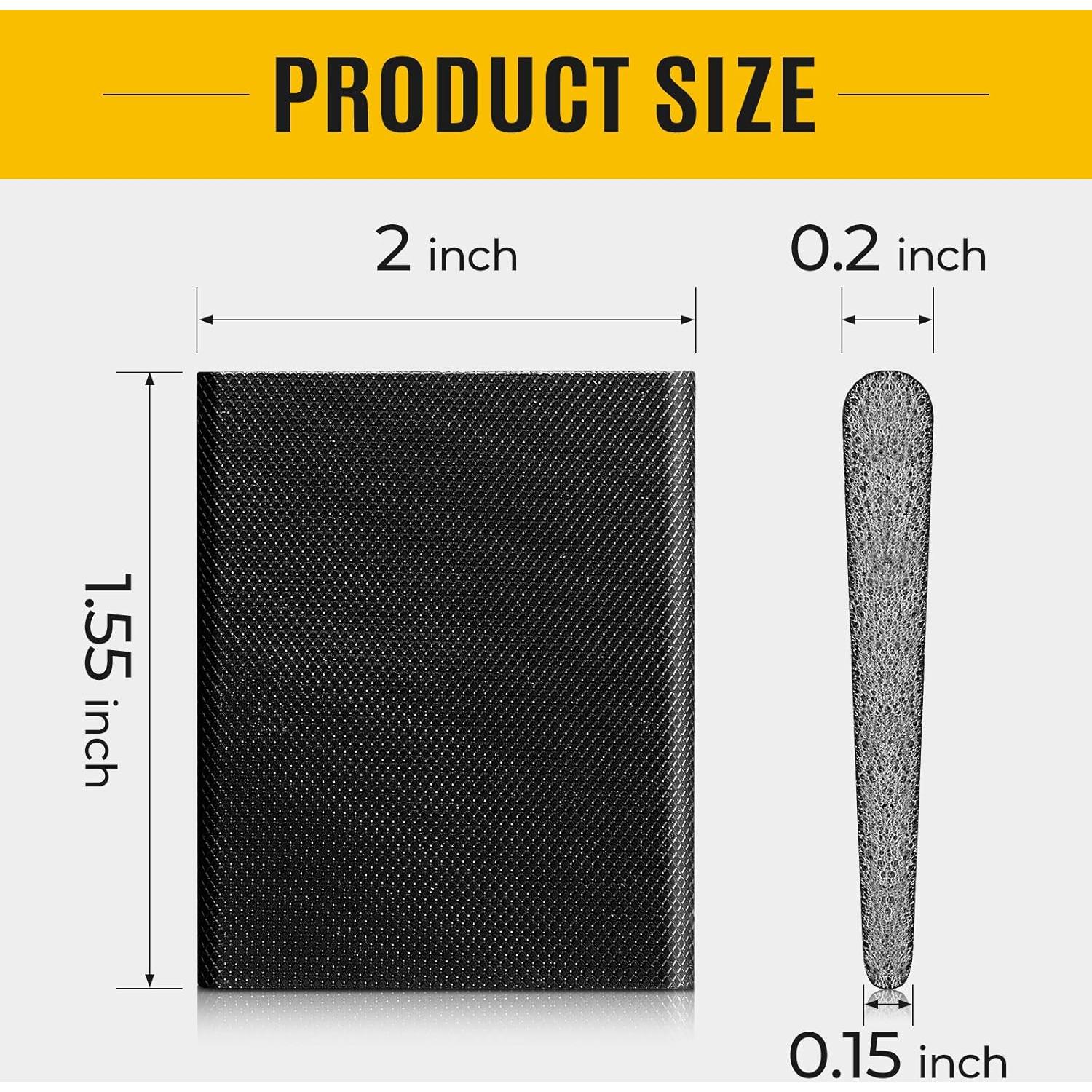 Zonon Sello de Esquina para Puerta 16 Piezas Adhesivo Negro/Blanco