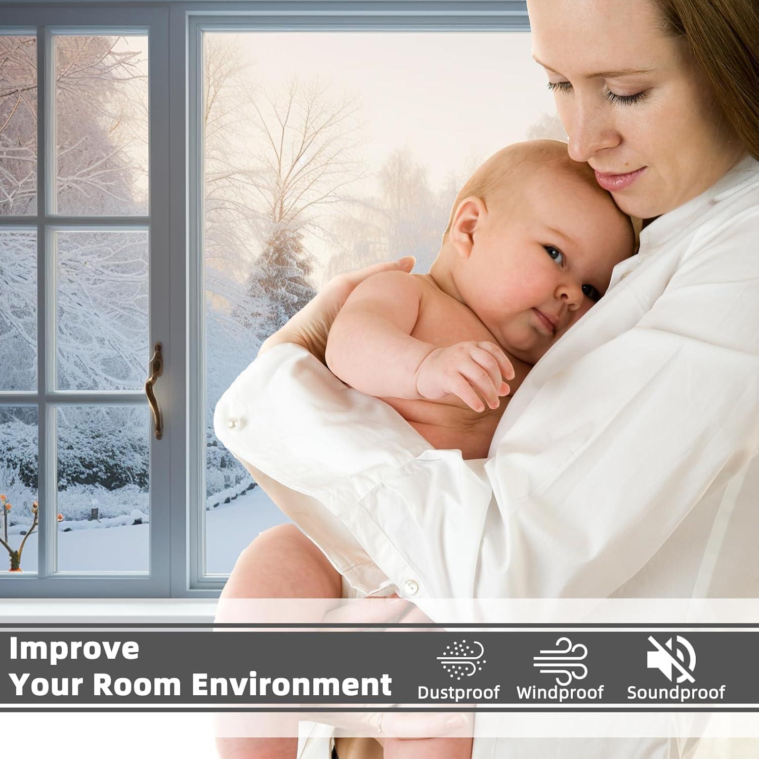 Tira de Aislamiento Acústico 26 Pies ESUFEIR Espuma PU Blanca