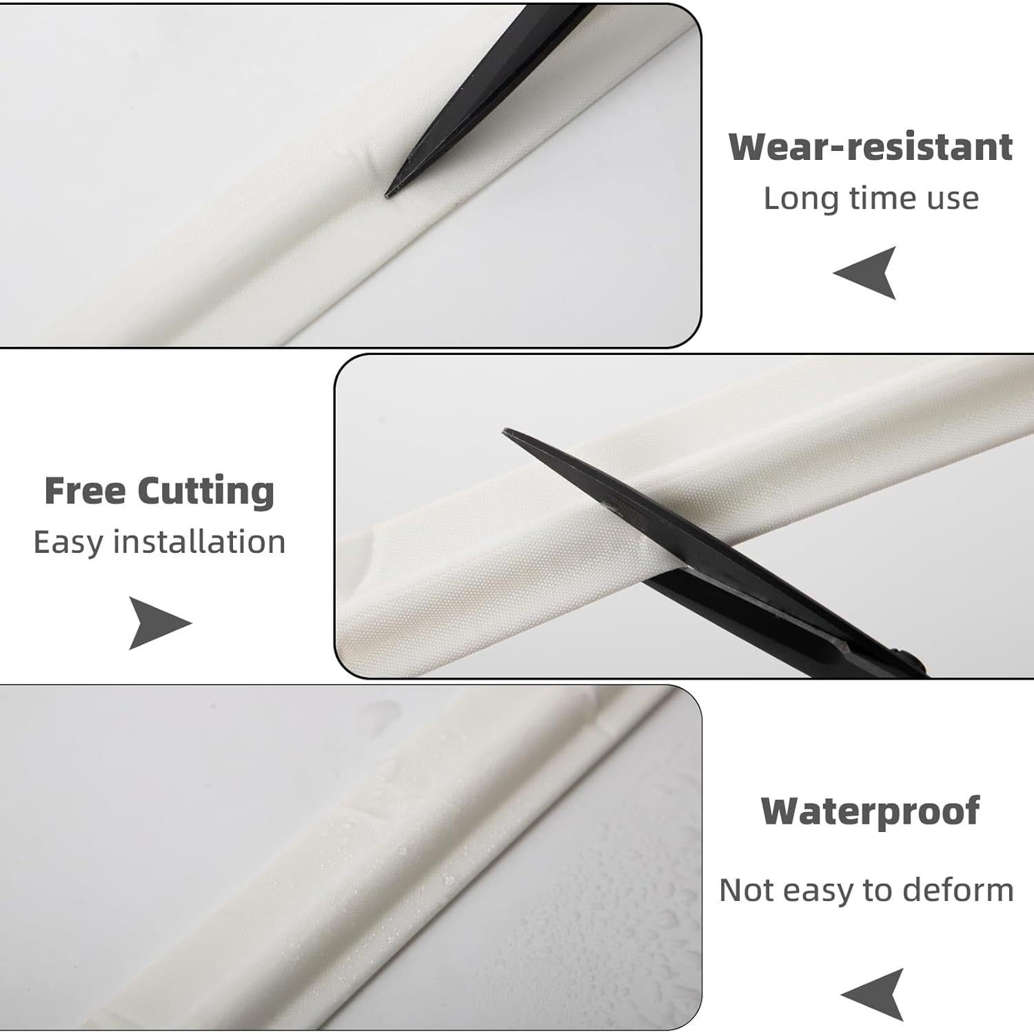 Tira de Aislamiento Acústico 26 Pies ESUFEIR Espuma PU Blanca