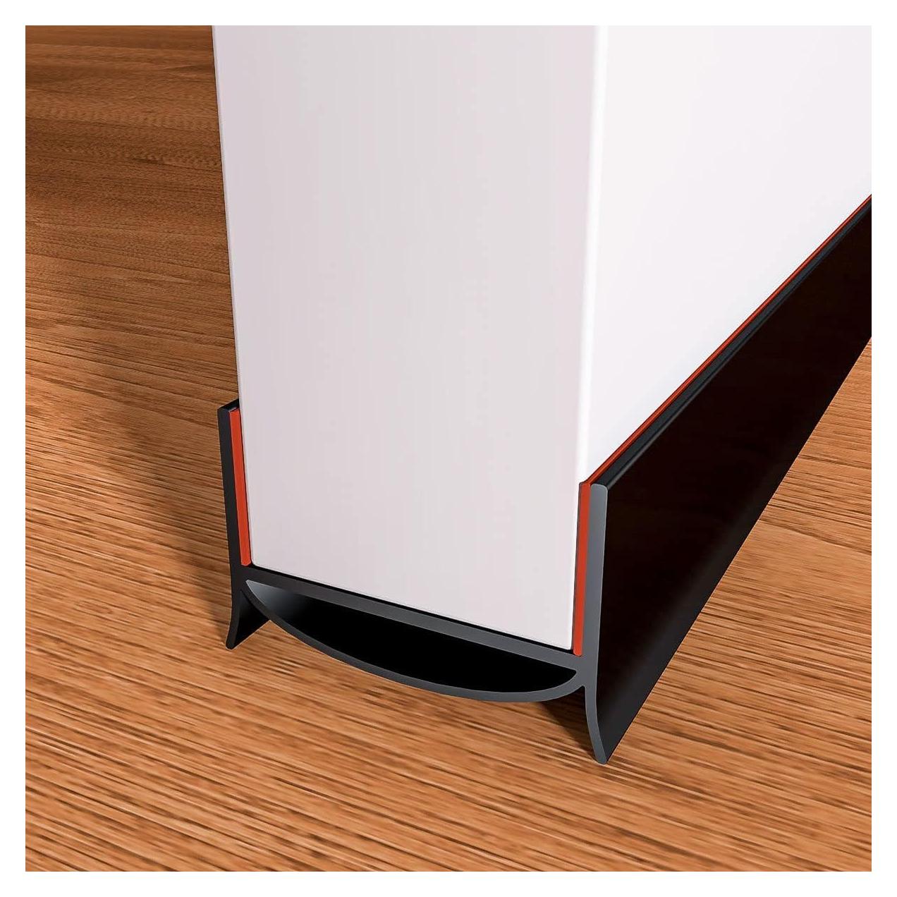 Detenedor de Corrientes de Aire YYGCL 39 cm Negro - Sello Cortable