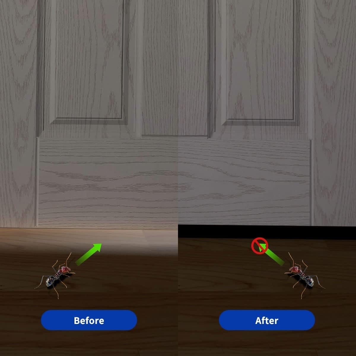 Detenedor de Corrientes de Aire YYGCL 39 cm Negro - Sello Cortable