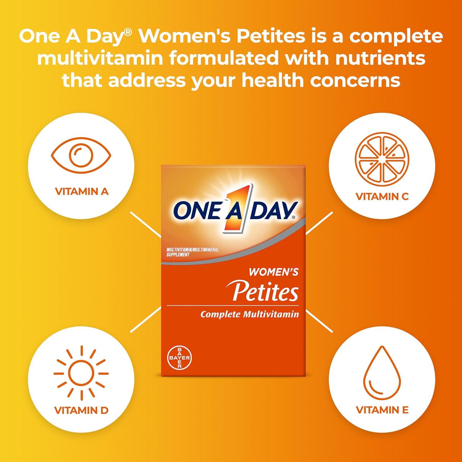 Multivitaminas Petites para Mujeres One A Day 160 Tabletas
