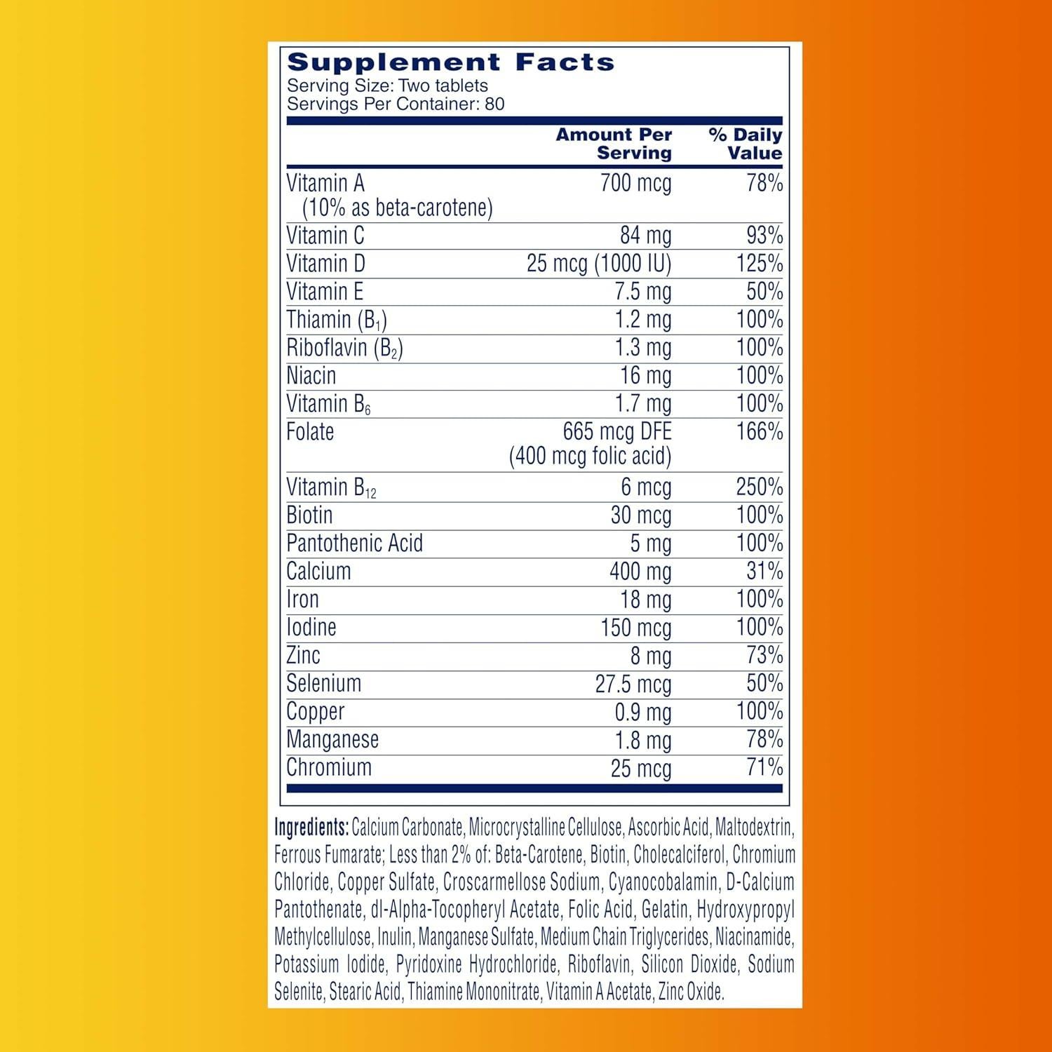 Multivitaminas Petites para Mujeres One A Day 160 Tabletas