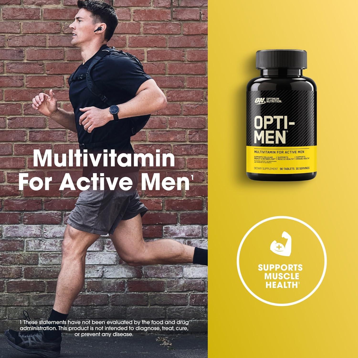 Optimum Nutrition Opti-Men Multivitamínico Diario 90 Tabletas