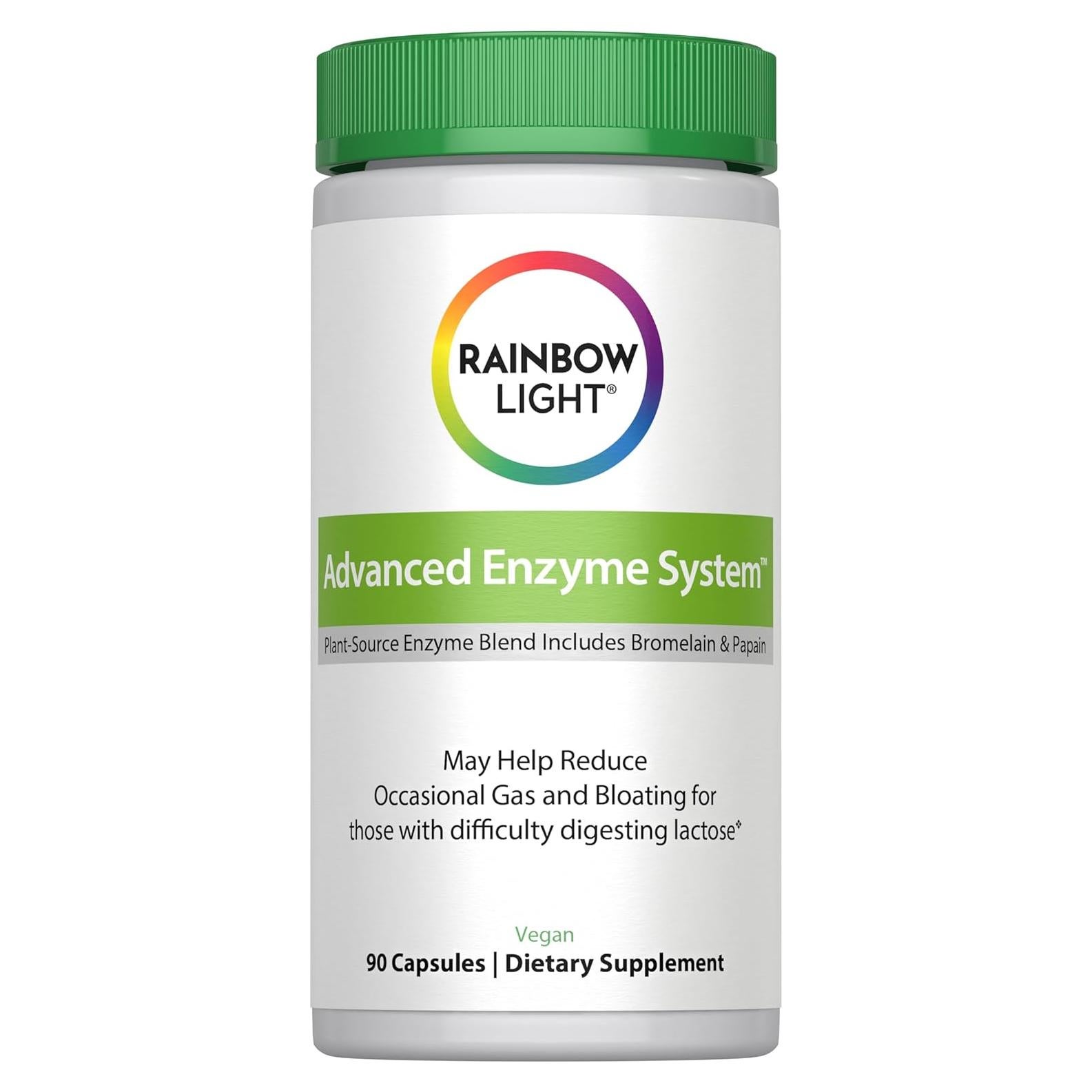 Cápsulas Enzimáticas Avanzadas Rainbow Light 90 V-Cápsulas