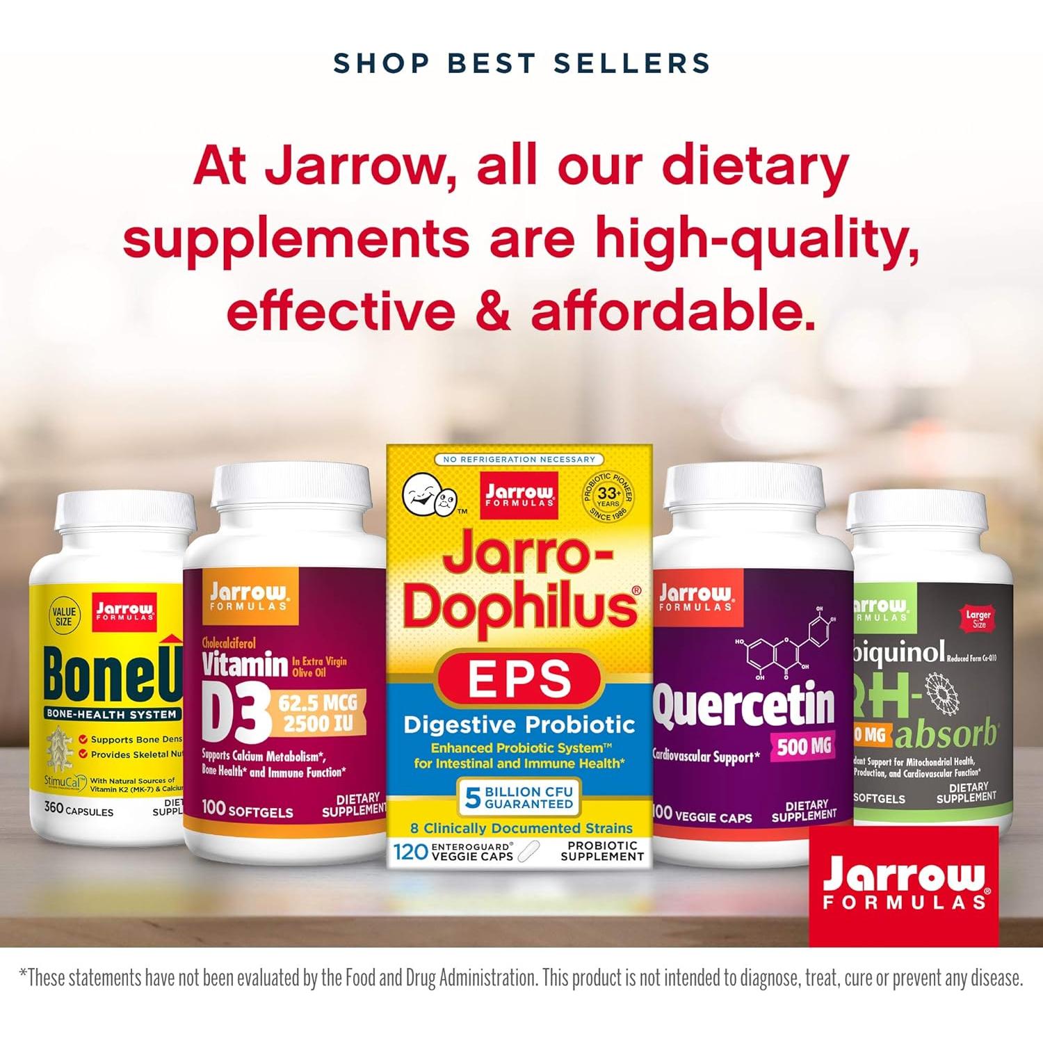 Vitamina D3 2500 UI Jarrow Formulas - 100 Gelatinas Blandas