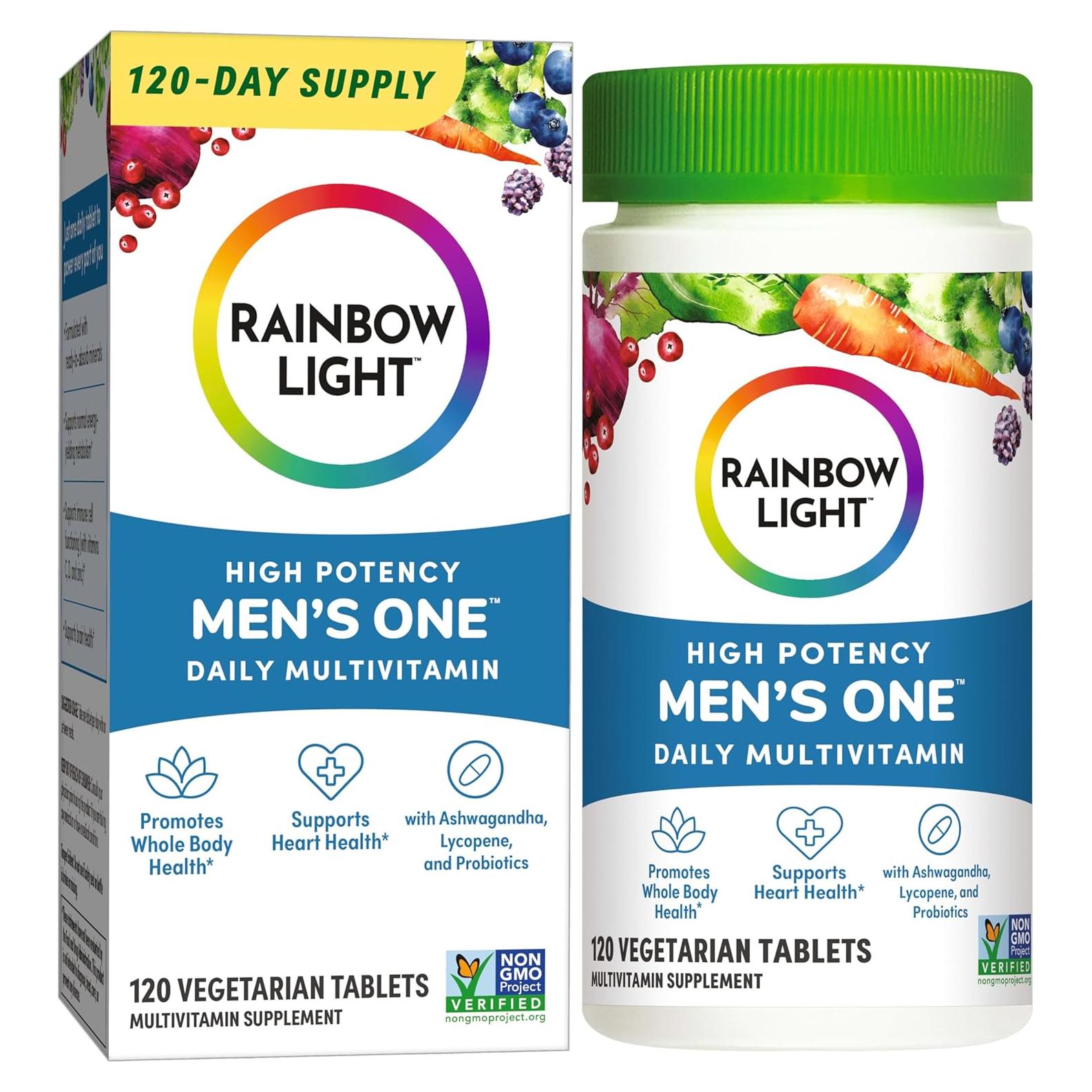 Multivitamina Rainbow Light Men's One 120 unidades para hombres