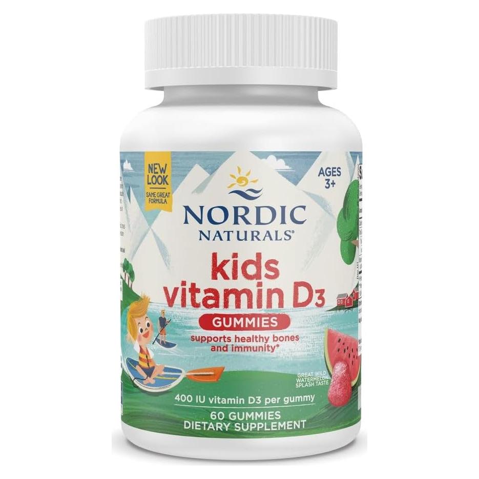 Gomitas de Vitamina D3 Nordic Naturals 60 unidades Sabor Sandía