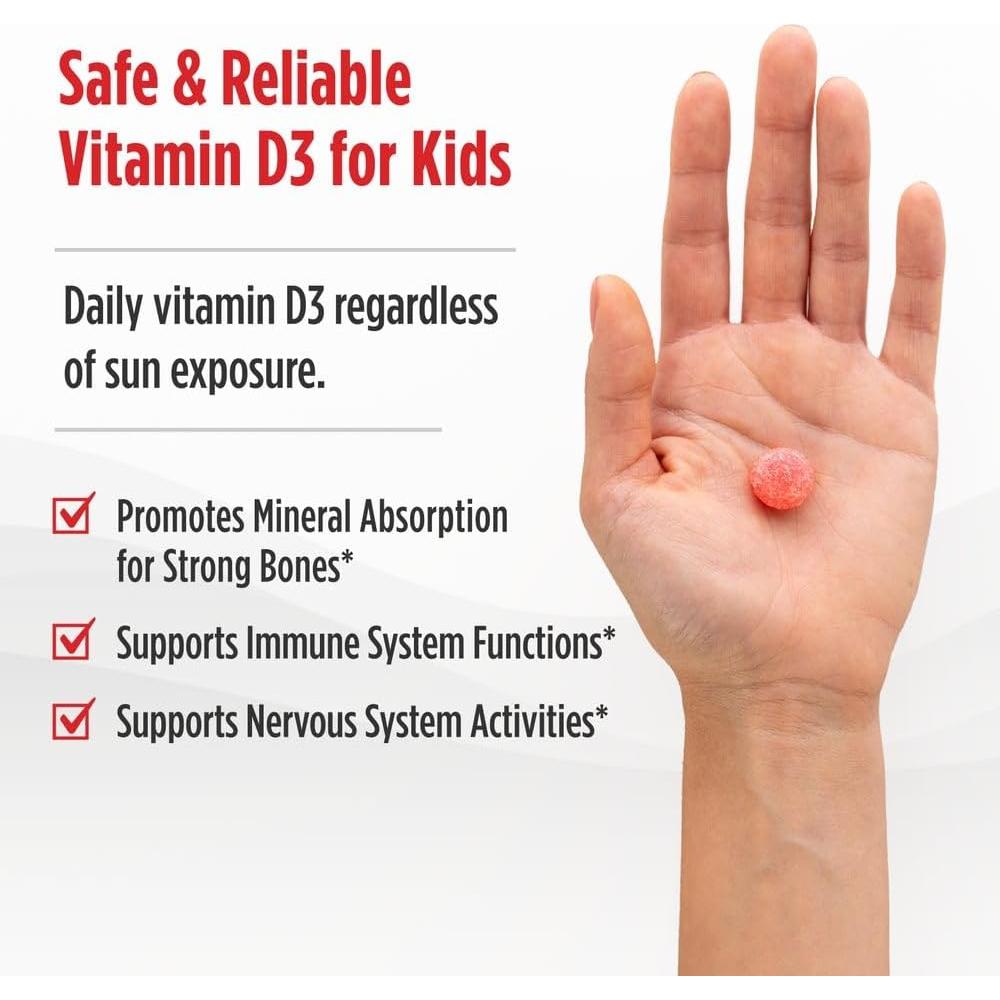 Gomitas de Vitamina D3 Nordic Naturals 60 unidades Sabor Sandía