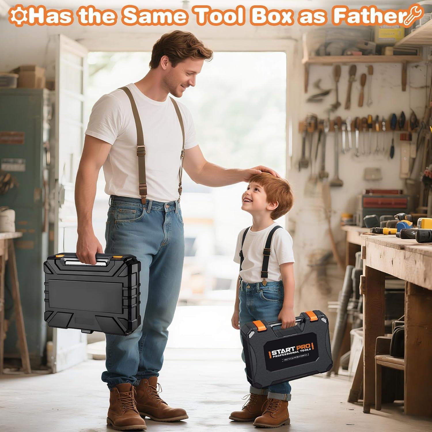 Juego de Herramientas para Niños BSTOYDER 41 Piezas con Taladro