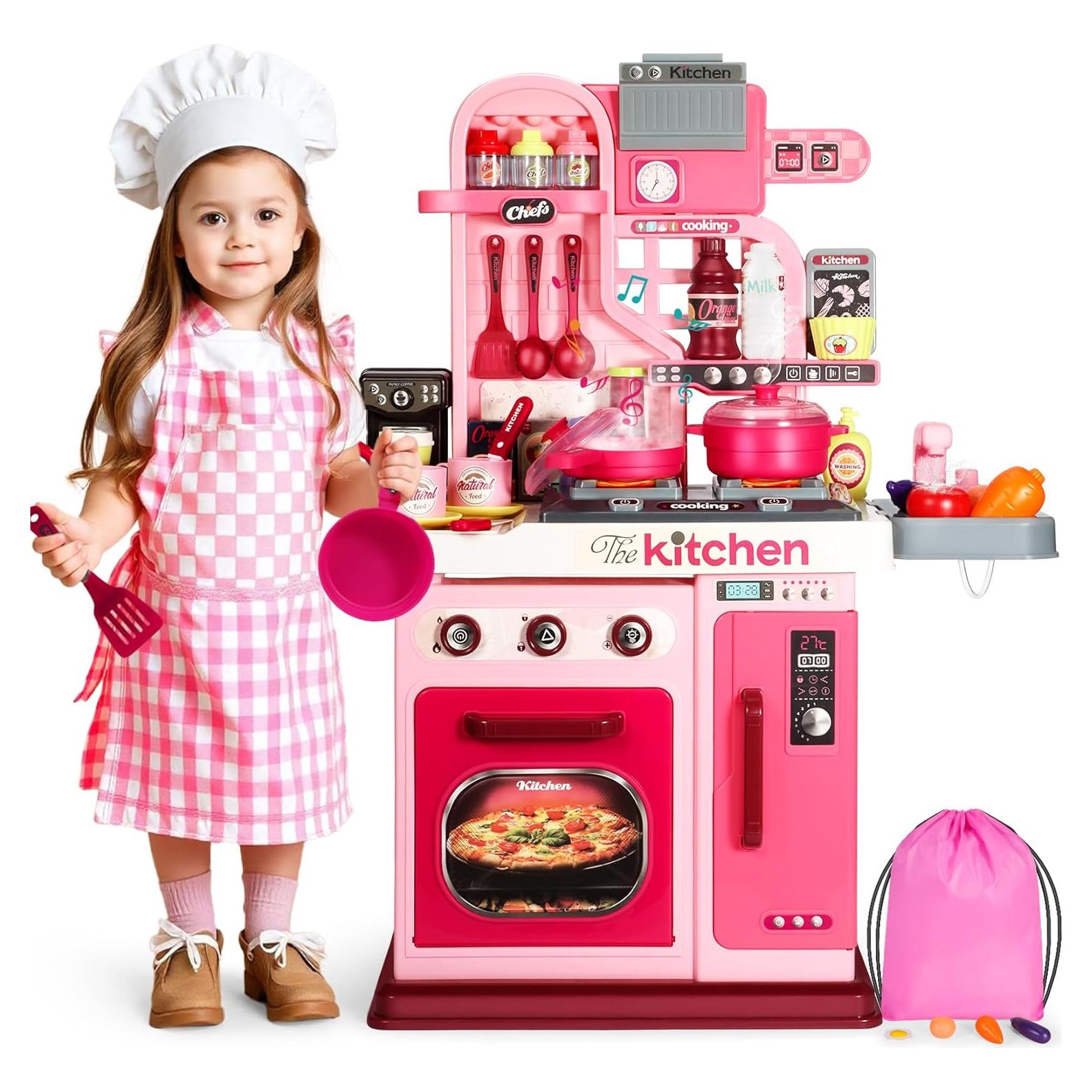 Juego de Cocina para Niños XIONG CHENG 68.8 cm Rosa