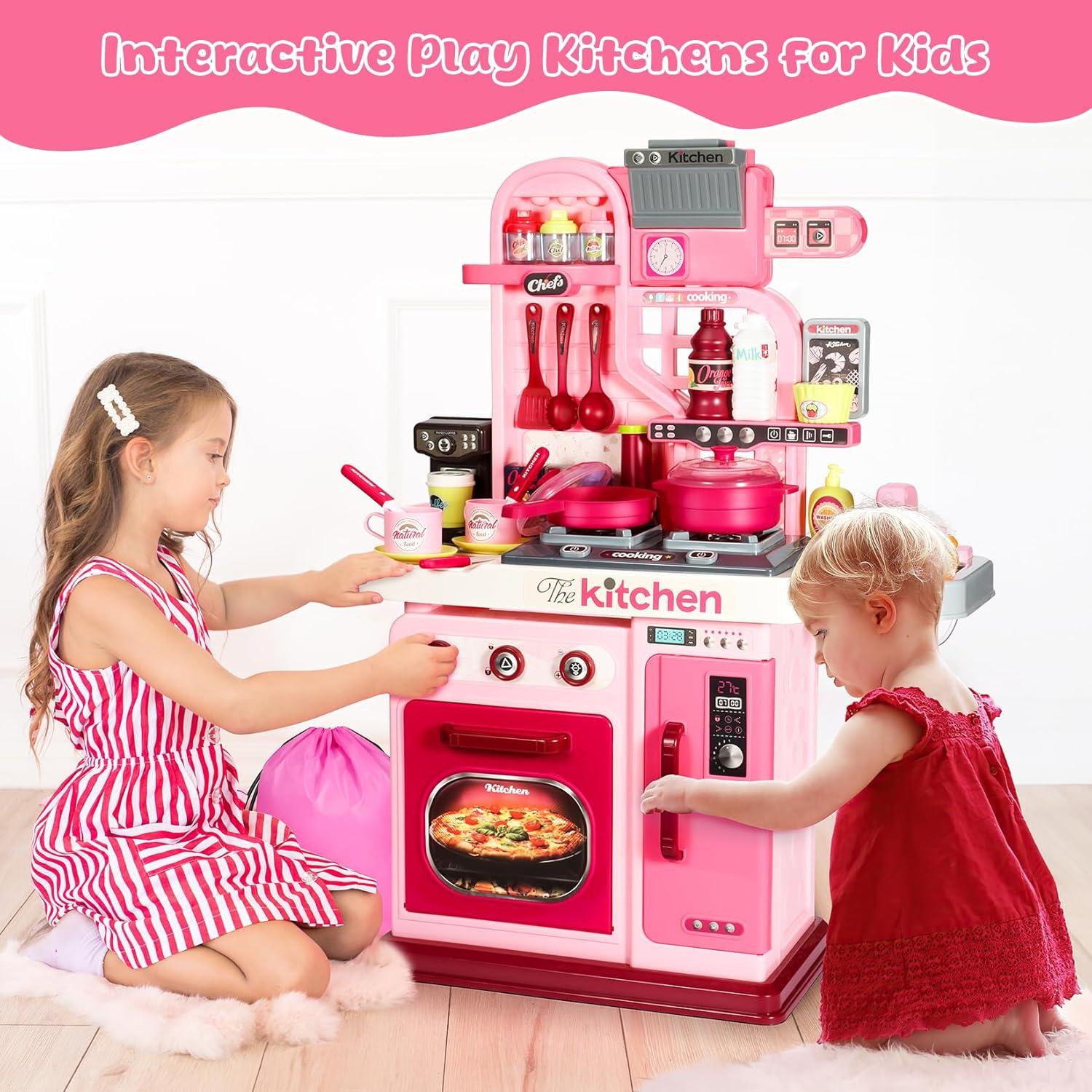Juego de Cocina para Niños XIONG CHENG 68.8 cm Rosa
