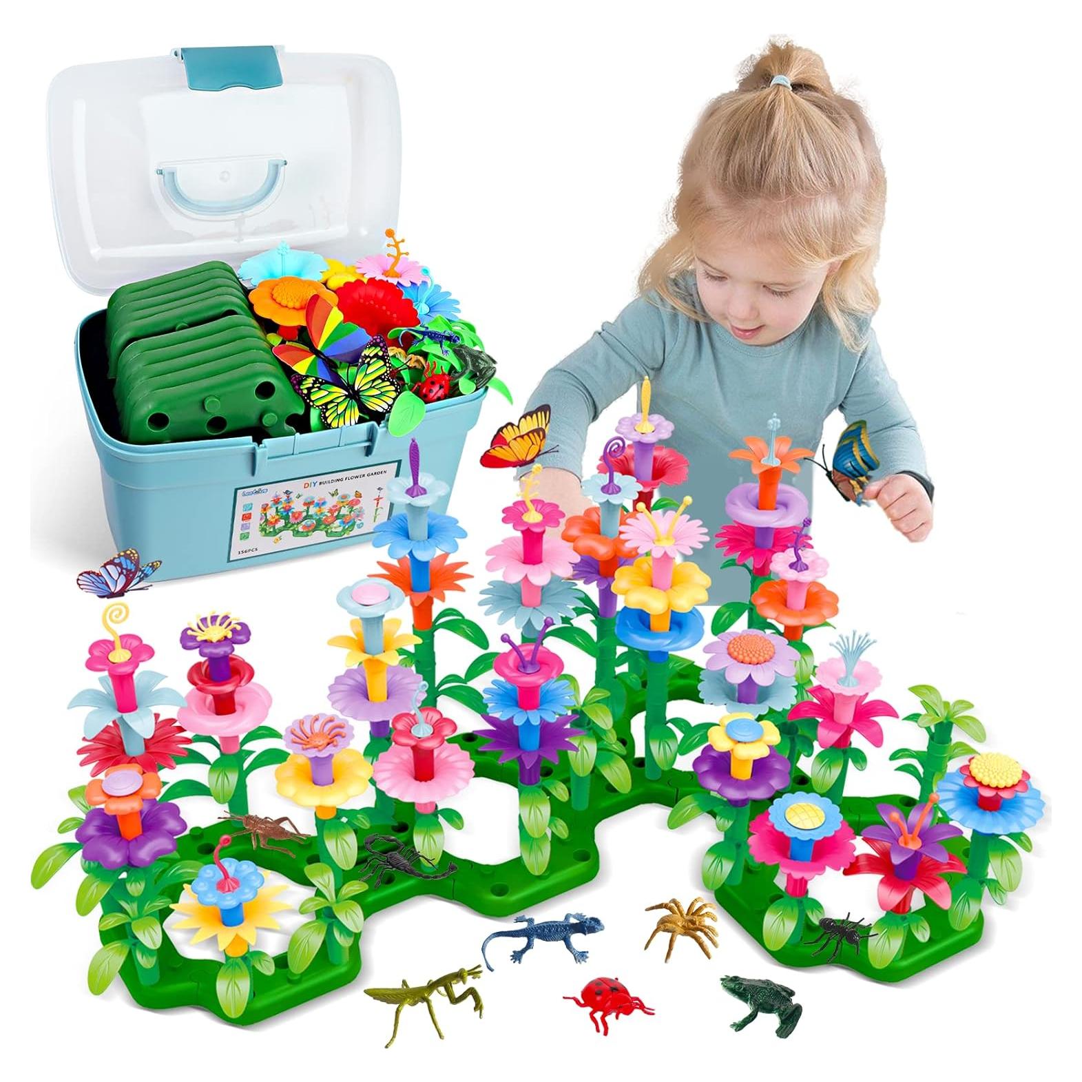 Set Jardinería Educativa 156 PCS Leetous Insectos y Flores