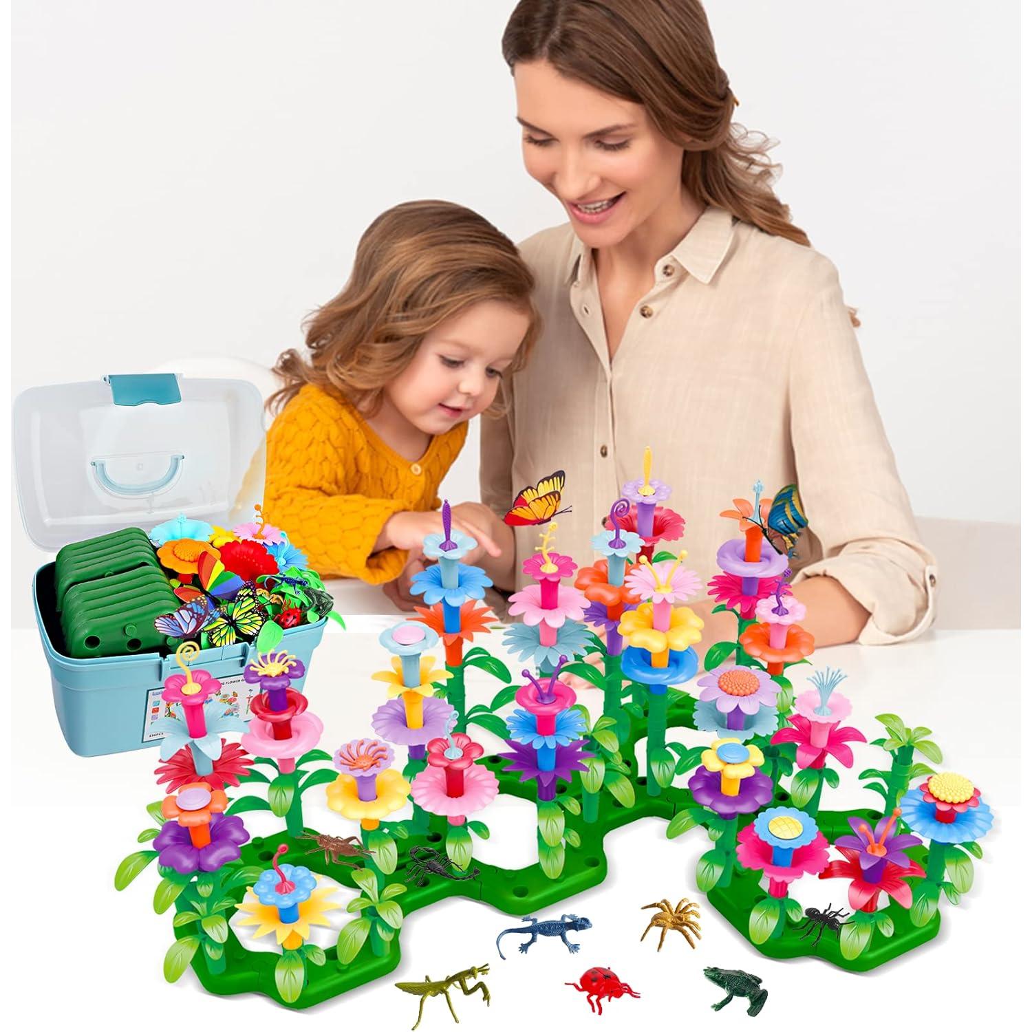 Set Jardinería Educativa 156 PCS Leetous Insectos y Flores