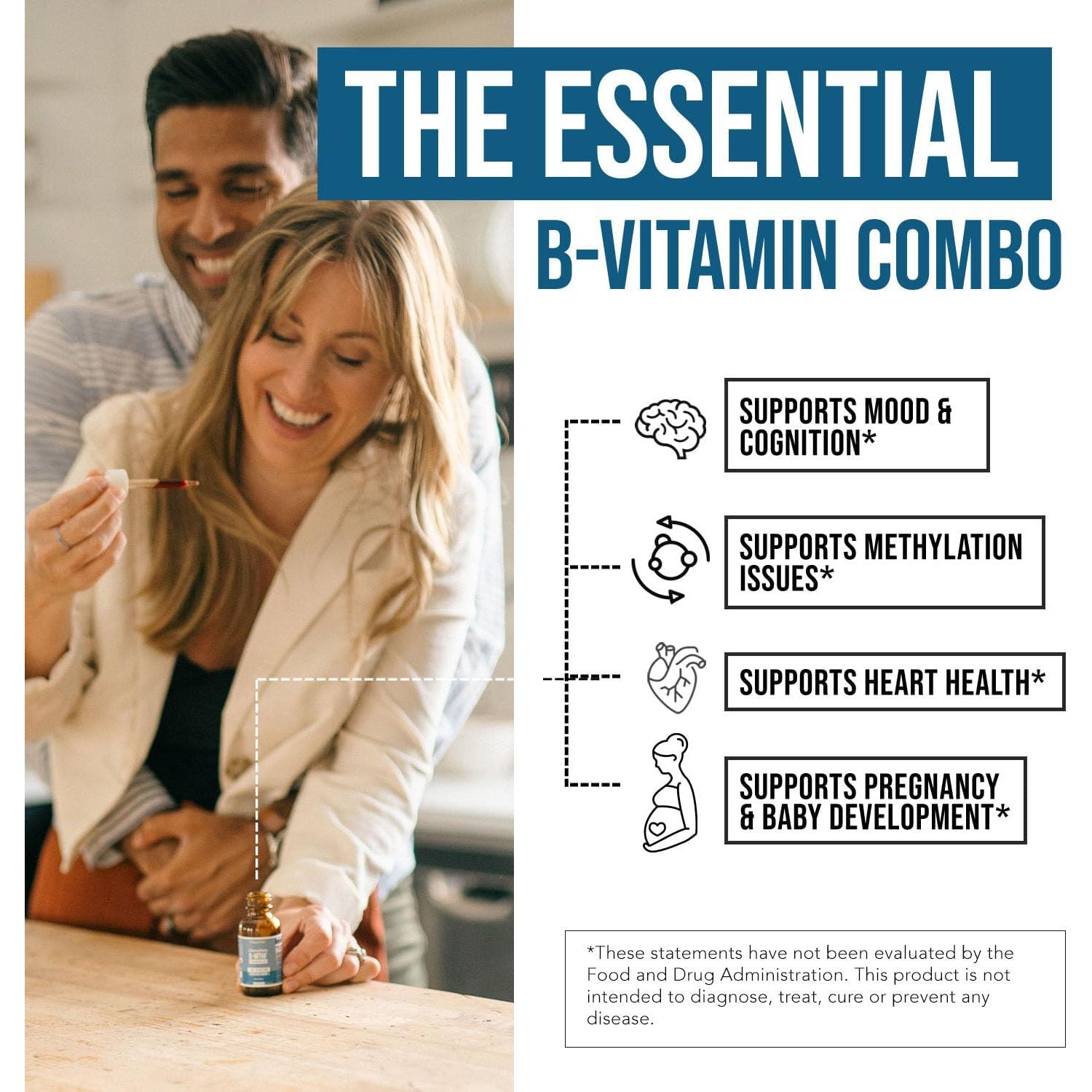 Folate Metílico Orgánico 1000 mcg Triquetra Health 29.57 ml