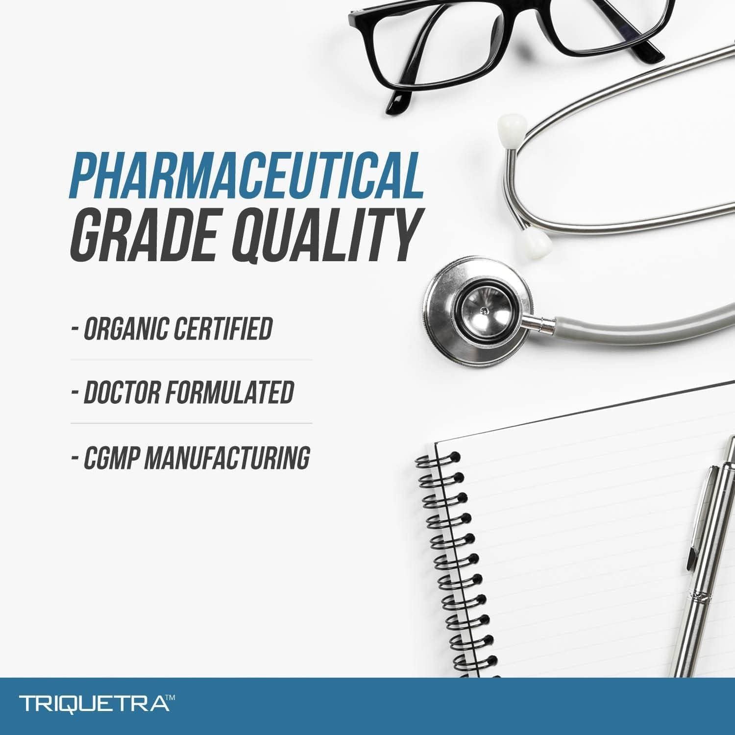 Folate Metílico Orgánico 1000 mcg Triquetra Health 29.57 ml