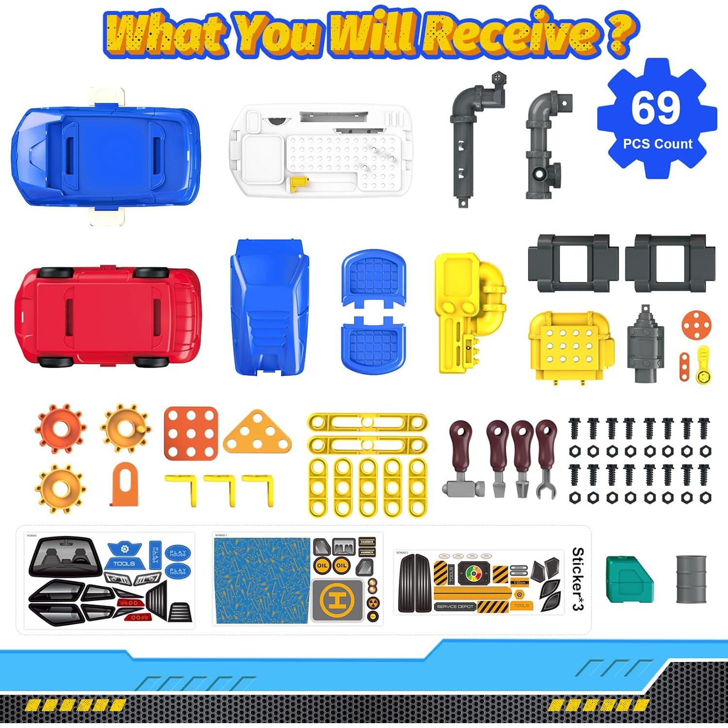 Juego de Herramientas Transformable FunMission 69 Piezas