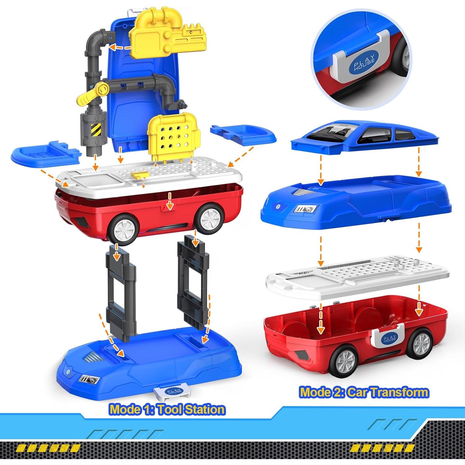 Juego de Herramientas Transformable FunMission 69 Piezas