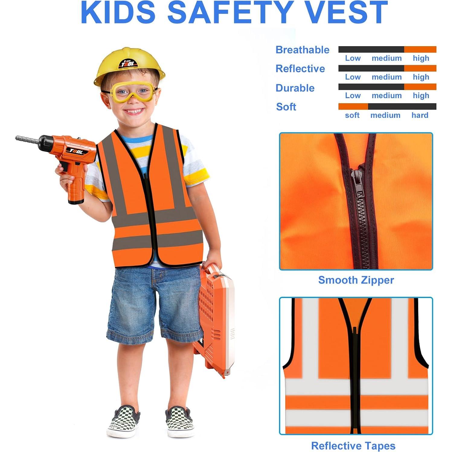 Banco de herramientas para niños BHYDRY 91 piezas con taladro