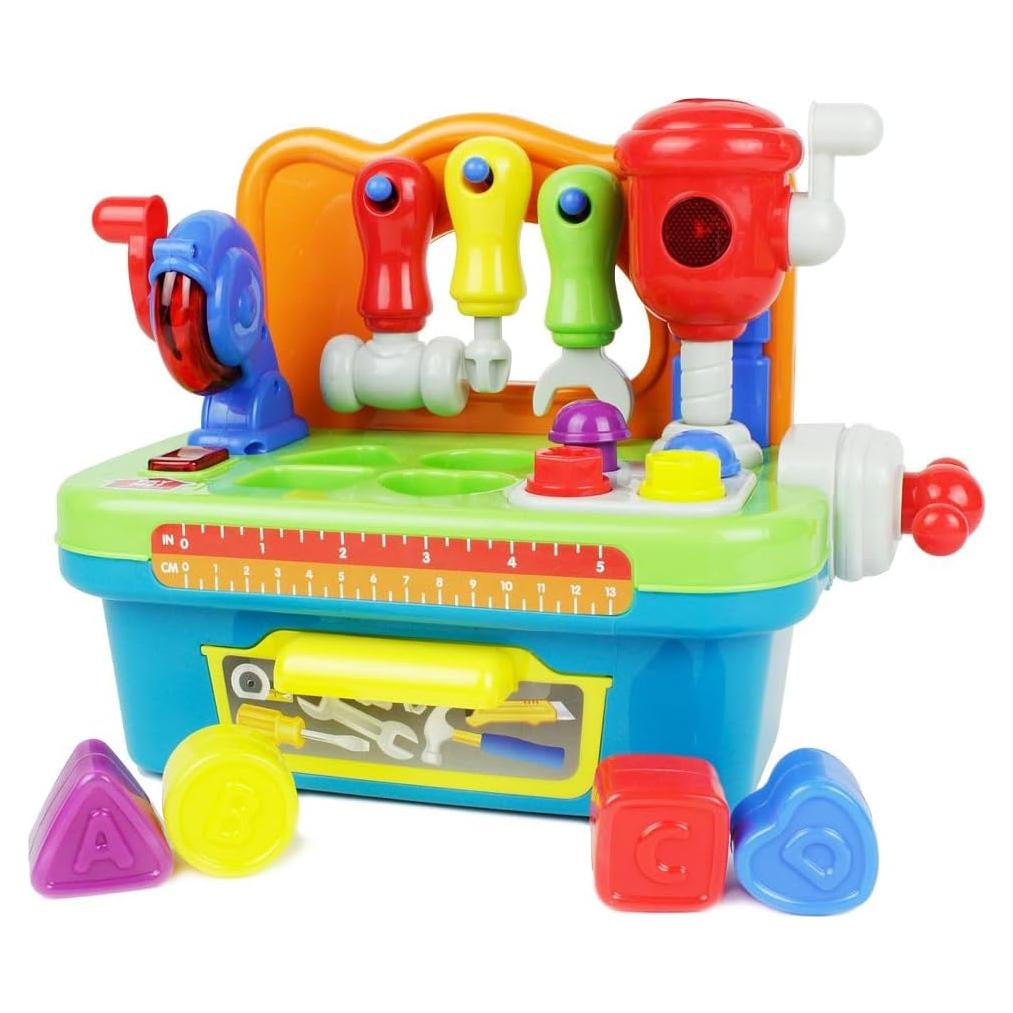 Banco de Trabajo Infantil Boley - 8 Piezas con Luz y Sonido