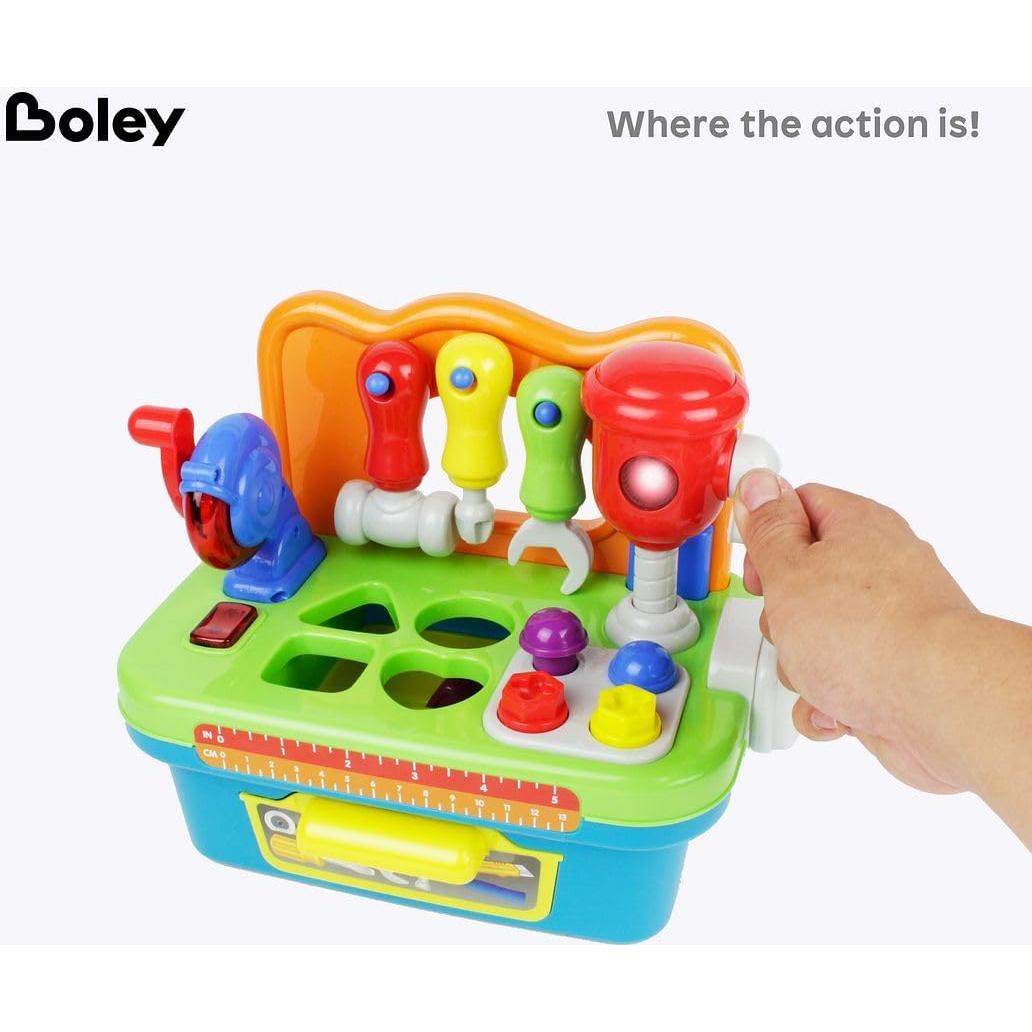 Banco de Trabajo Infantil Boley - 8 Piezas con Luz y Sonido