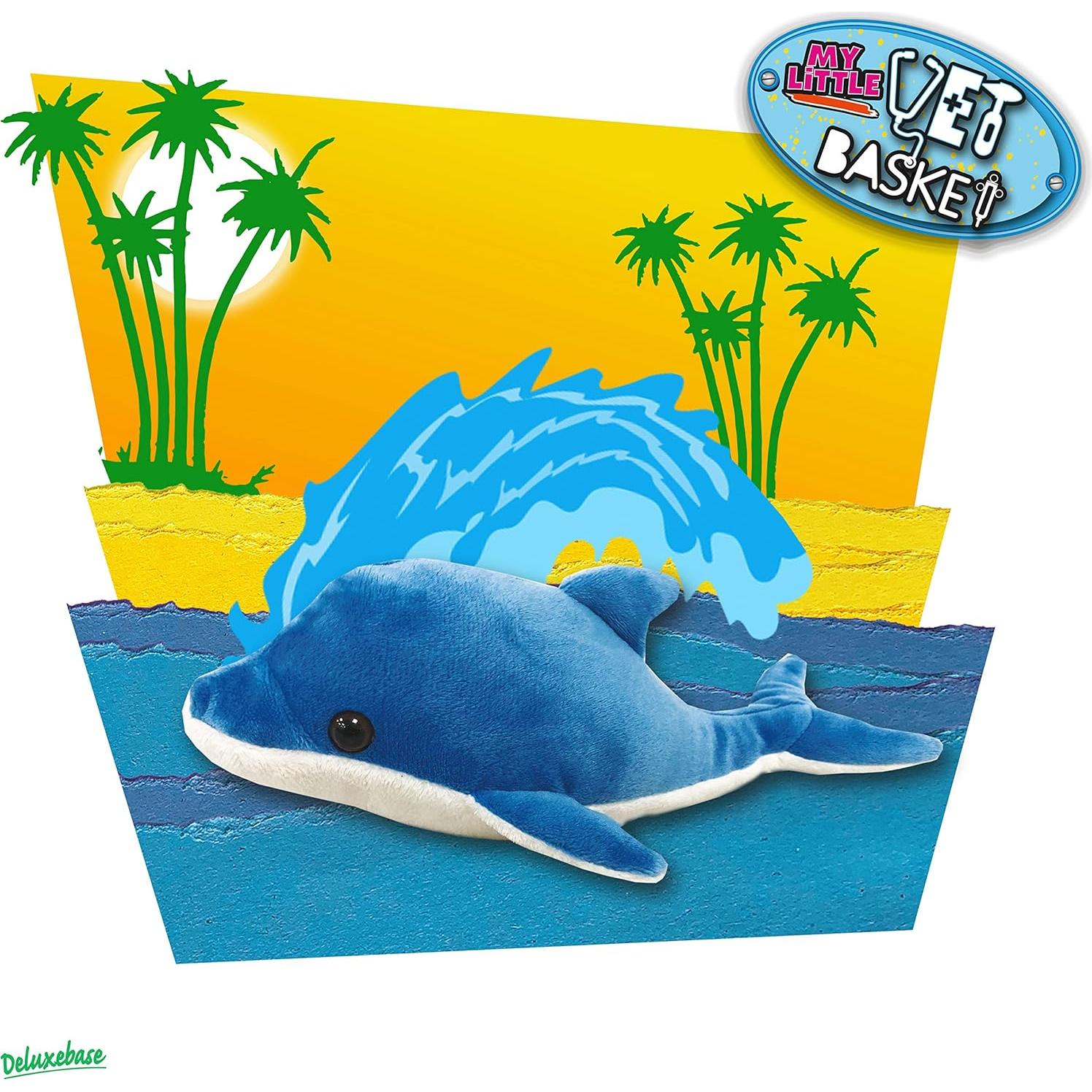 Kit de Doctor Veterinario Deluxebase con Delfín de Peluche