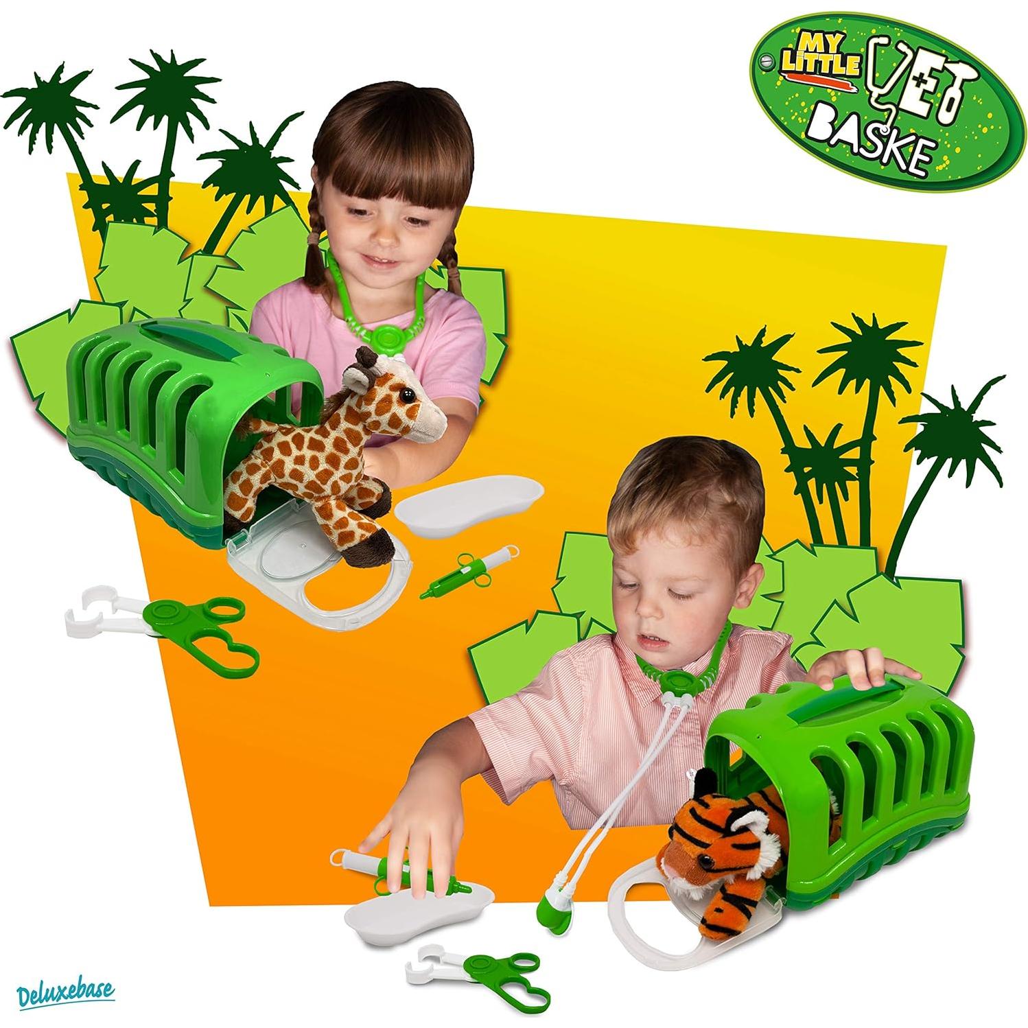 Kit de Doctor Veterinario Deluxebase con Delfín de Peluche