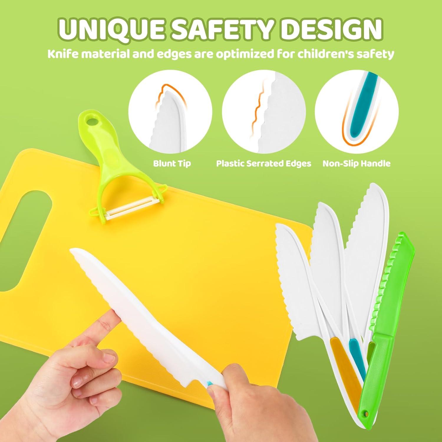 Juego de Cuchillos Montessori para Niños 13 Piezas CMKAAG