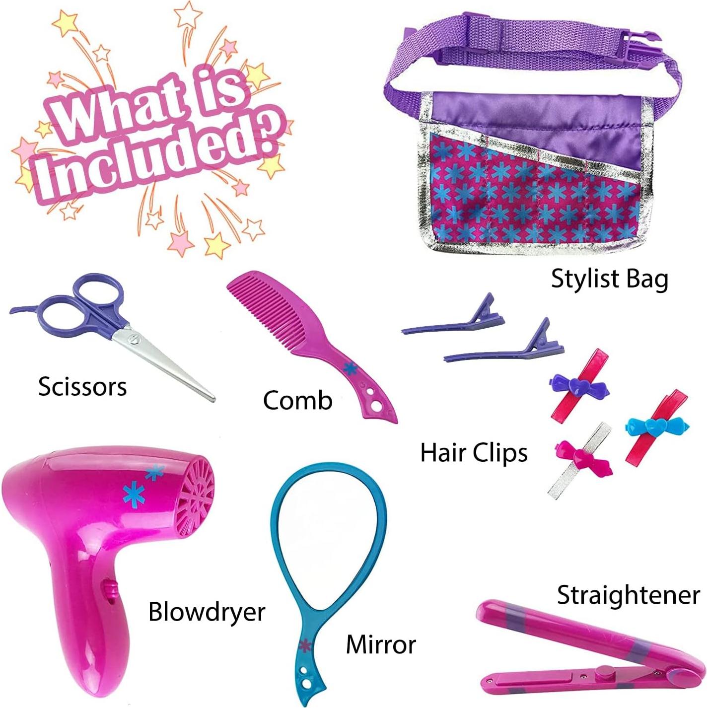 Juego de Estilista de Belleza Liberty Imports - 13 Piezas