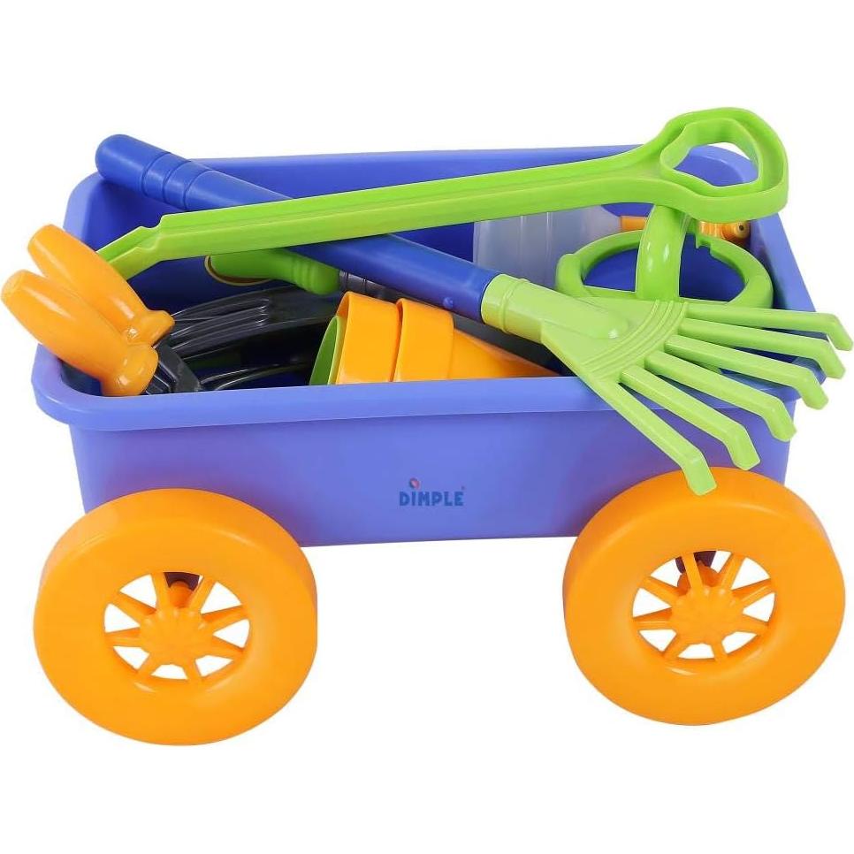 Juego de Jardinería para Niños Dimple con Carro 15 Pcs