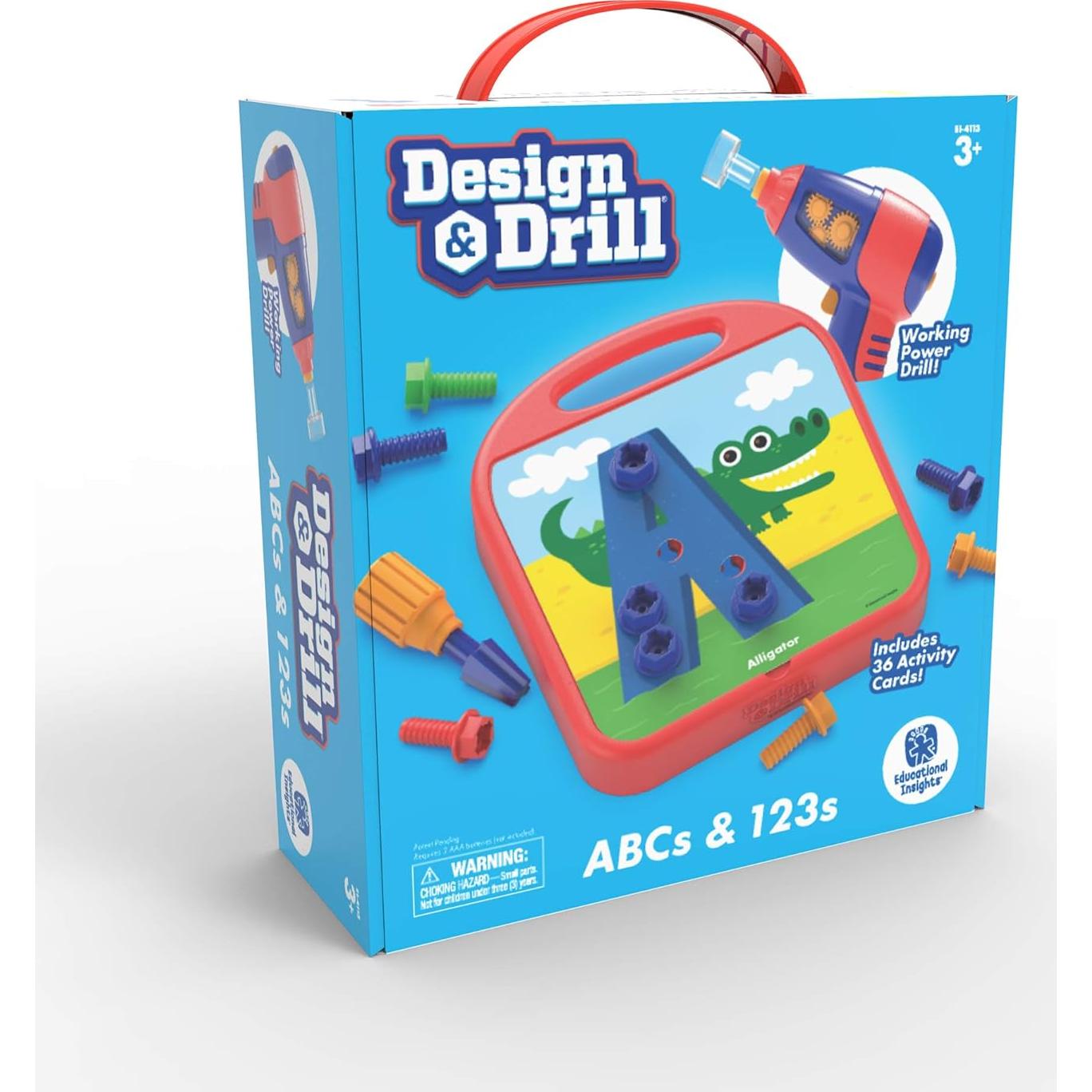 Set de Juguetes de Construcción Educational Insights ABCs 123s