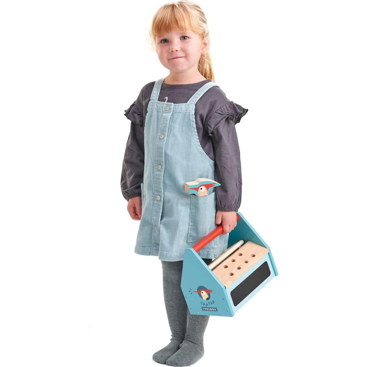 Caja de Herramientas Tap Tap Tender Leaf Toys - Juguete Creativo 1.6 kg