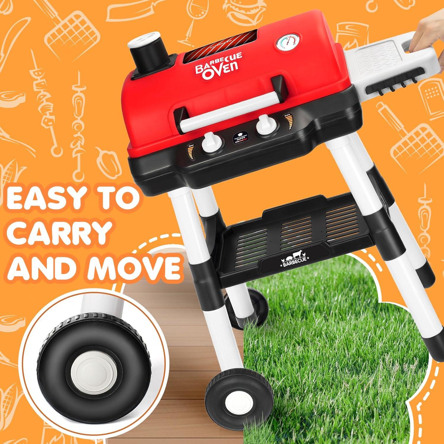 Set de Parrilla BBQ para Niños TooyBing con Sonido y Luz