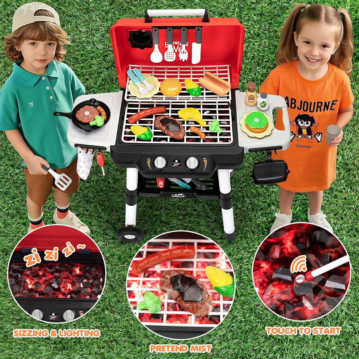 Set de Parrilla BBQ para Niños TooyBing con Sonido y Luz