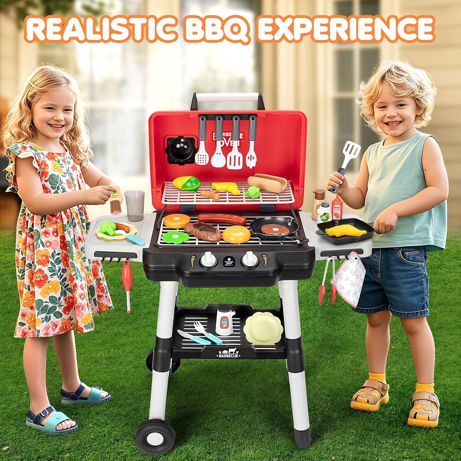 Set de Parrilla BBQ para Niños TooyBing con Sonido y Luz