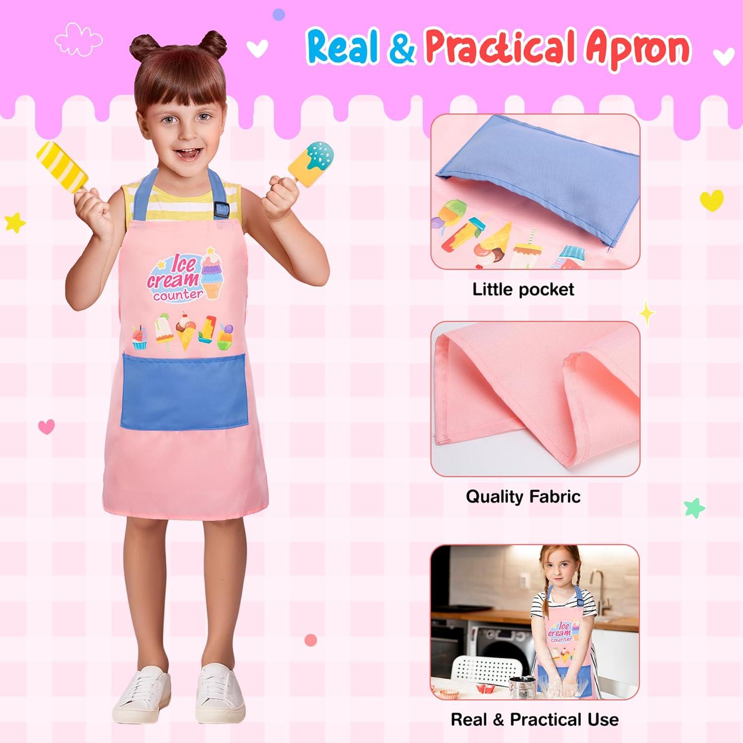 Set de Juego de Helado Meland - 51 Piezas de Madera para Niños