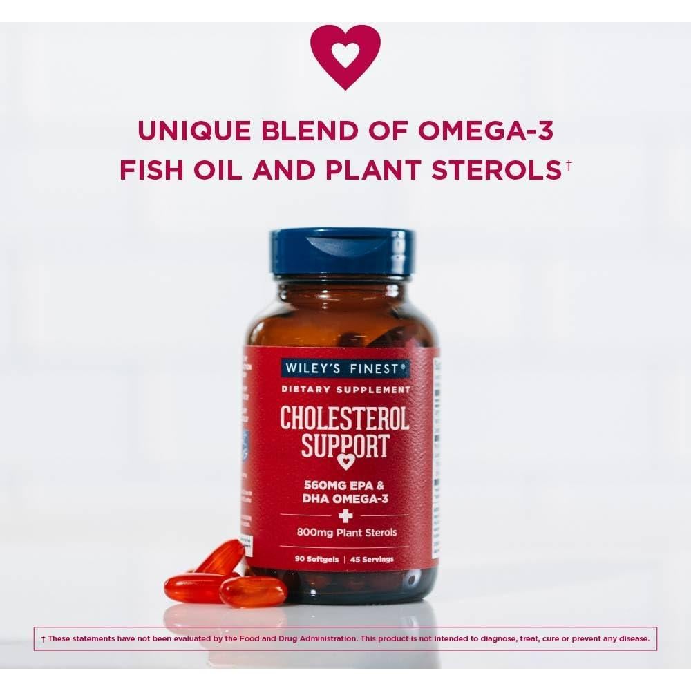 Aceite de Pescado Salvaje Wiley's Finest 90 Gelatinas Blandas 560mg Omega-3