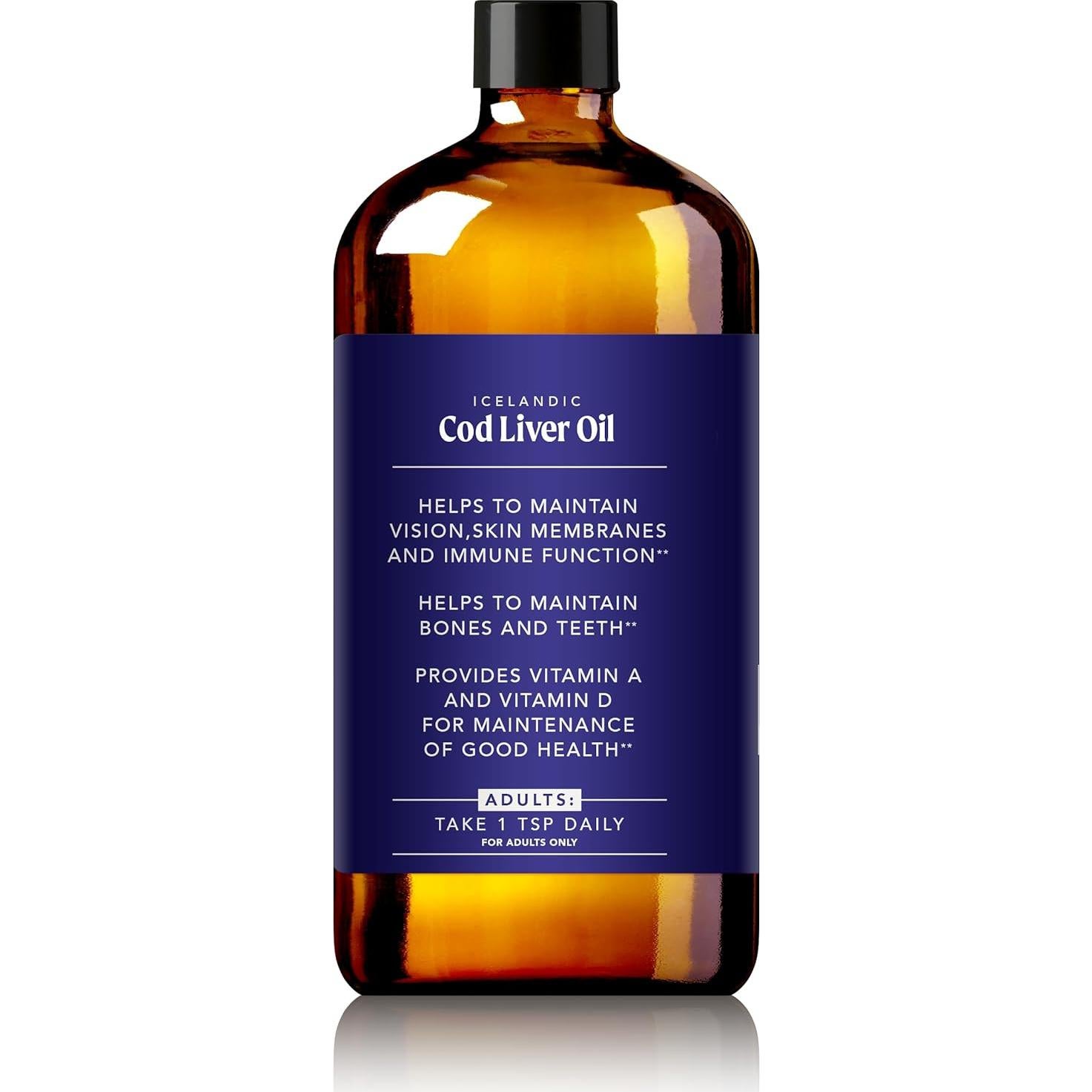 Aceite de Hígado de Bacalao Soulsation 473ml - Omega 3, Limón