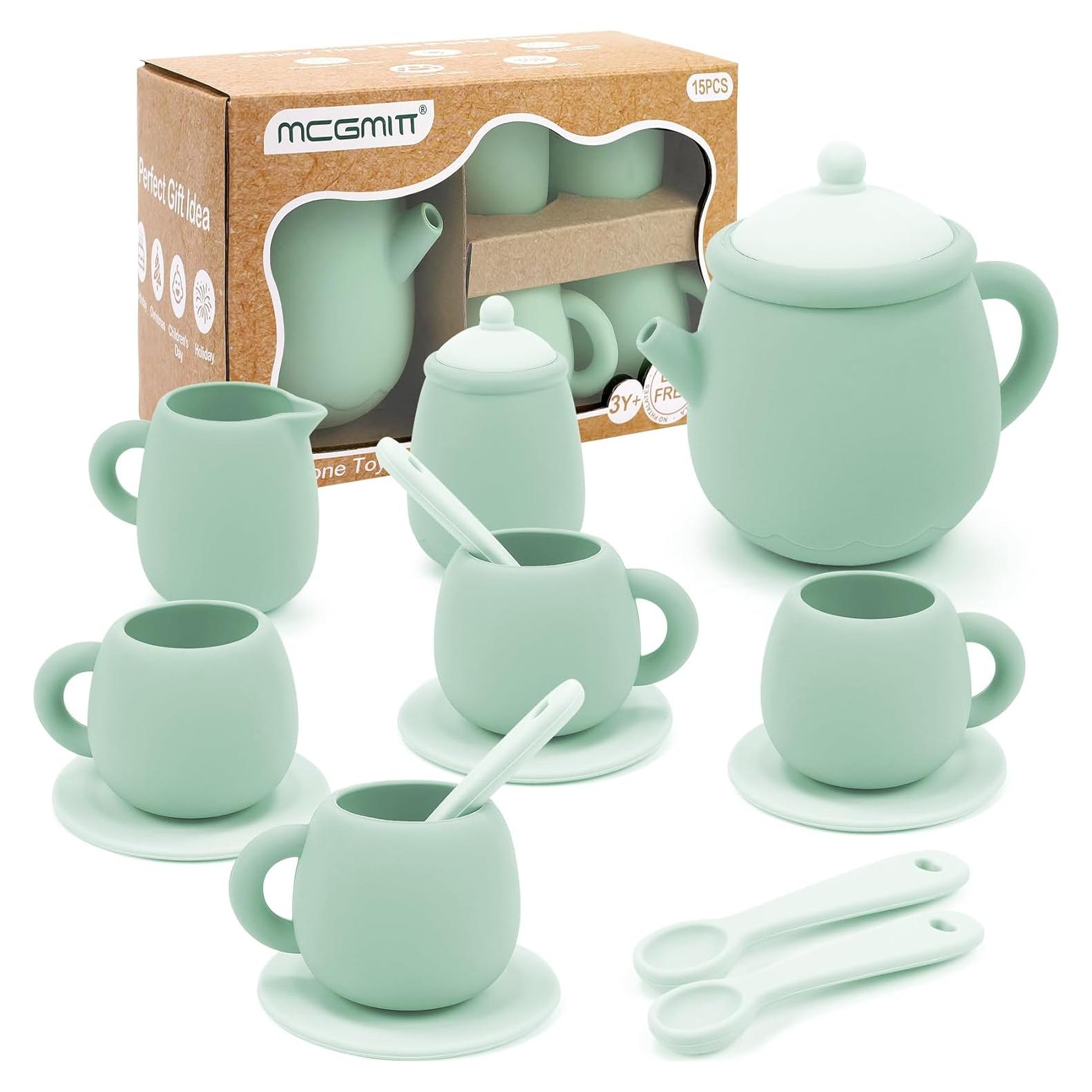 Juego de Té de Silicona MCGMITT 15 Piezas Libre de BPA