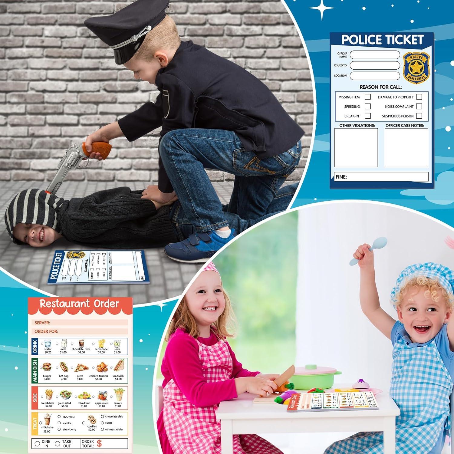 Cuadernos de Juego de Simulación para Niños Eaasty - 6 Pcs