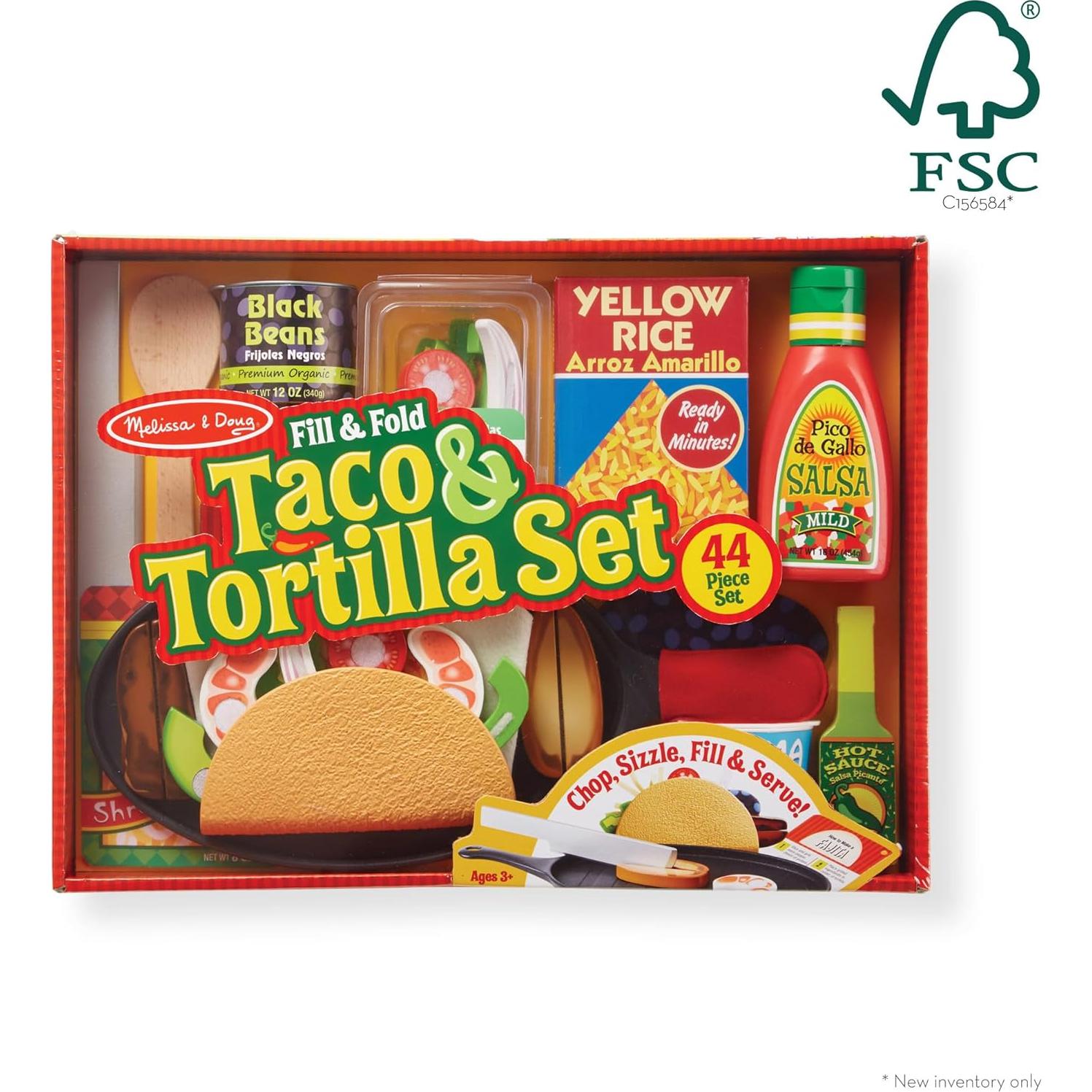 Set de Comida Mexicana Melissa & Doug 43 Piezas - Juguete de Cocina