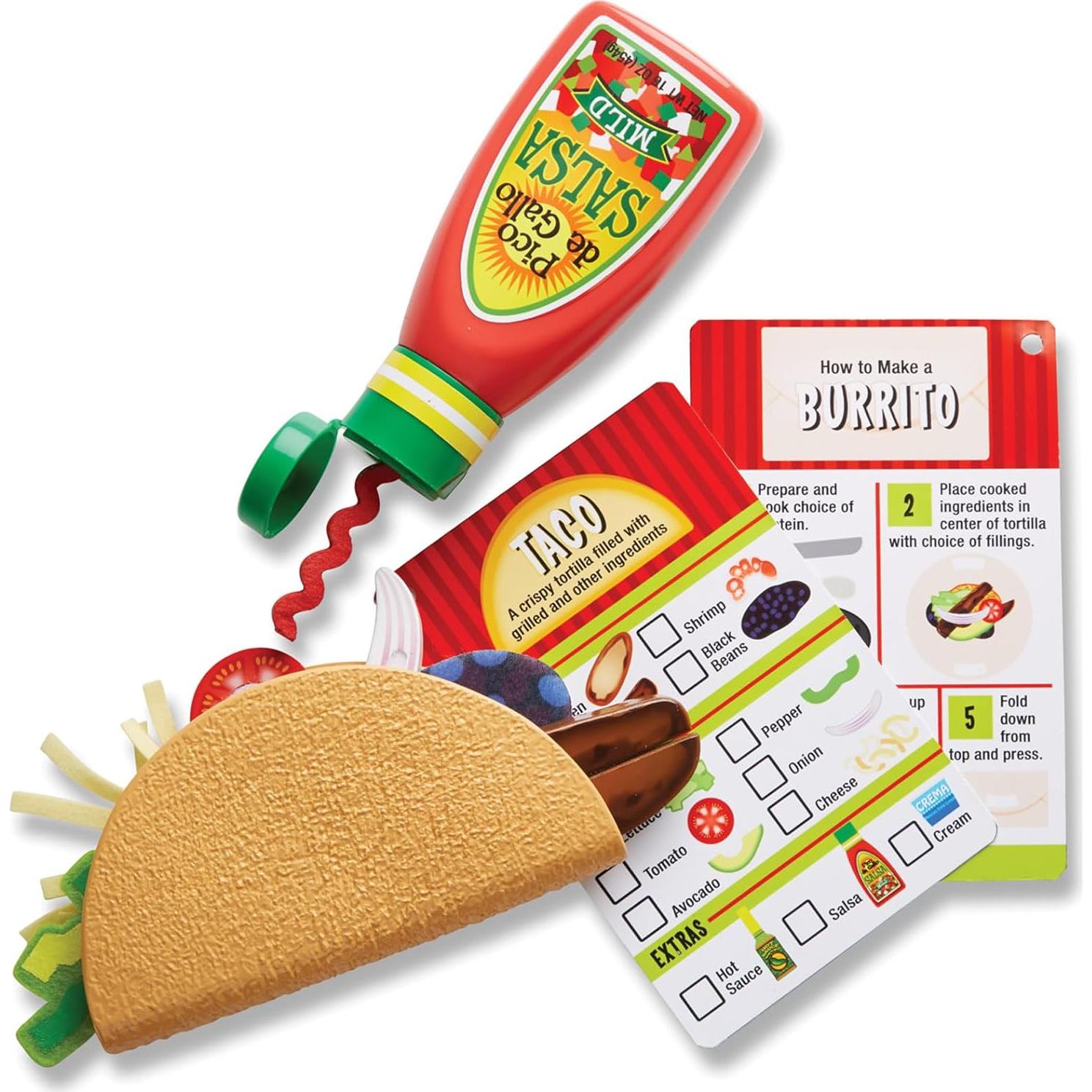 Set de Comida Mexicana Melissa & Doug 43 Piezas - Juguete de Cocina