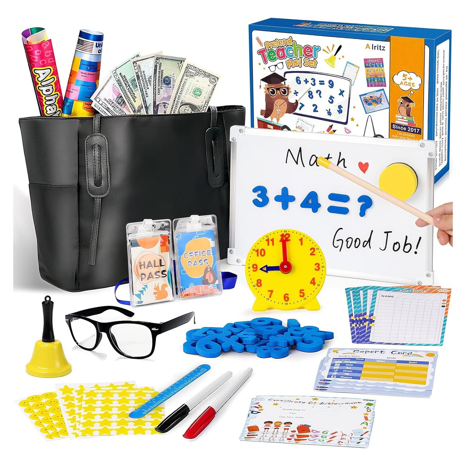 Conjunto de Juego de Rol de Maestro Alritz con Pizarra y Accesorios