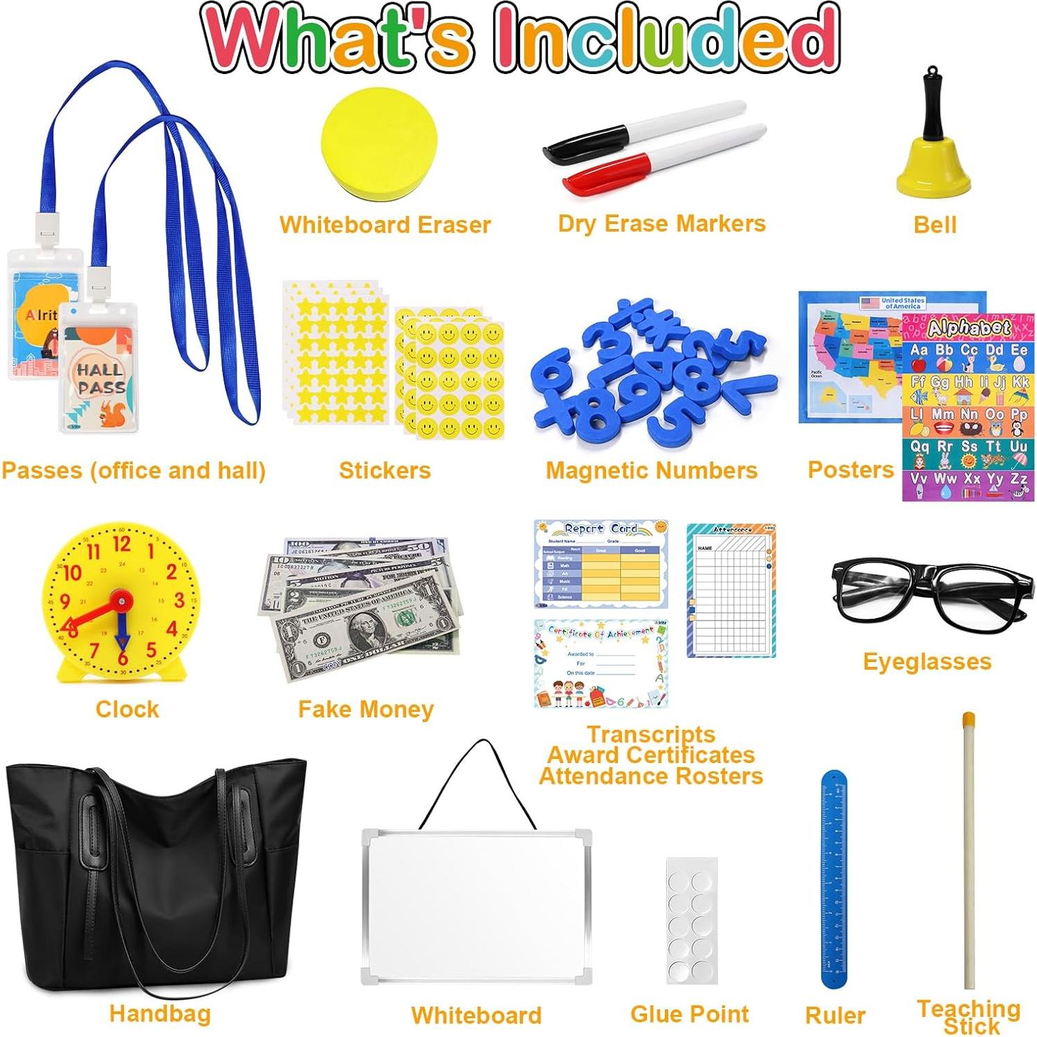 Conjunto de Juego de Rol de Maestro Alritz con Pizarra y Accesorios