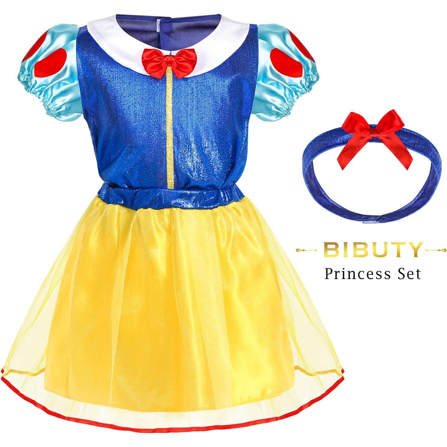 Conjunto de Disfraz de Princesa BIBUTY para Niñas 3-6 Años