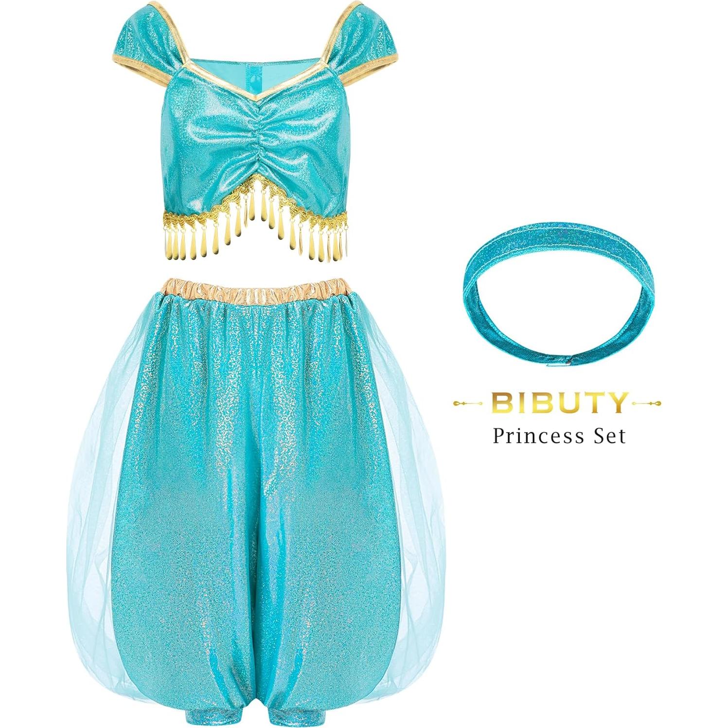 Conjunto de Disfraz de Princesa BIBUTY para Niñas 3-6 Años