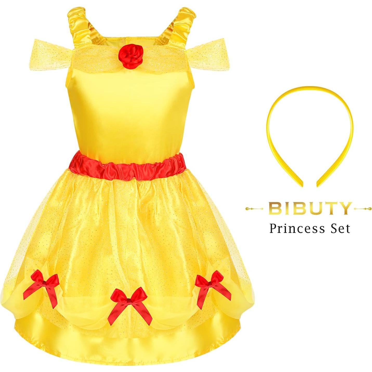 Conjunto de Disfraz de Princesa BIBUTY para Niñas 3-6 Años