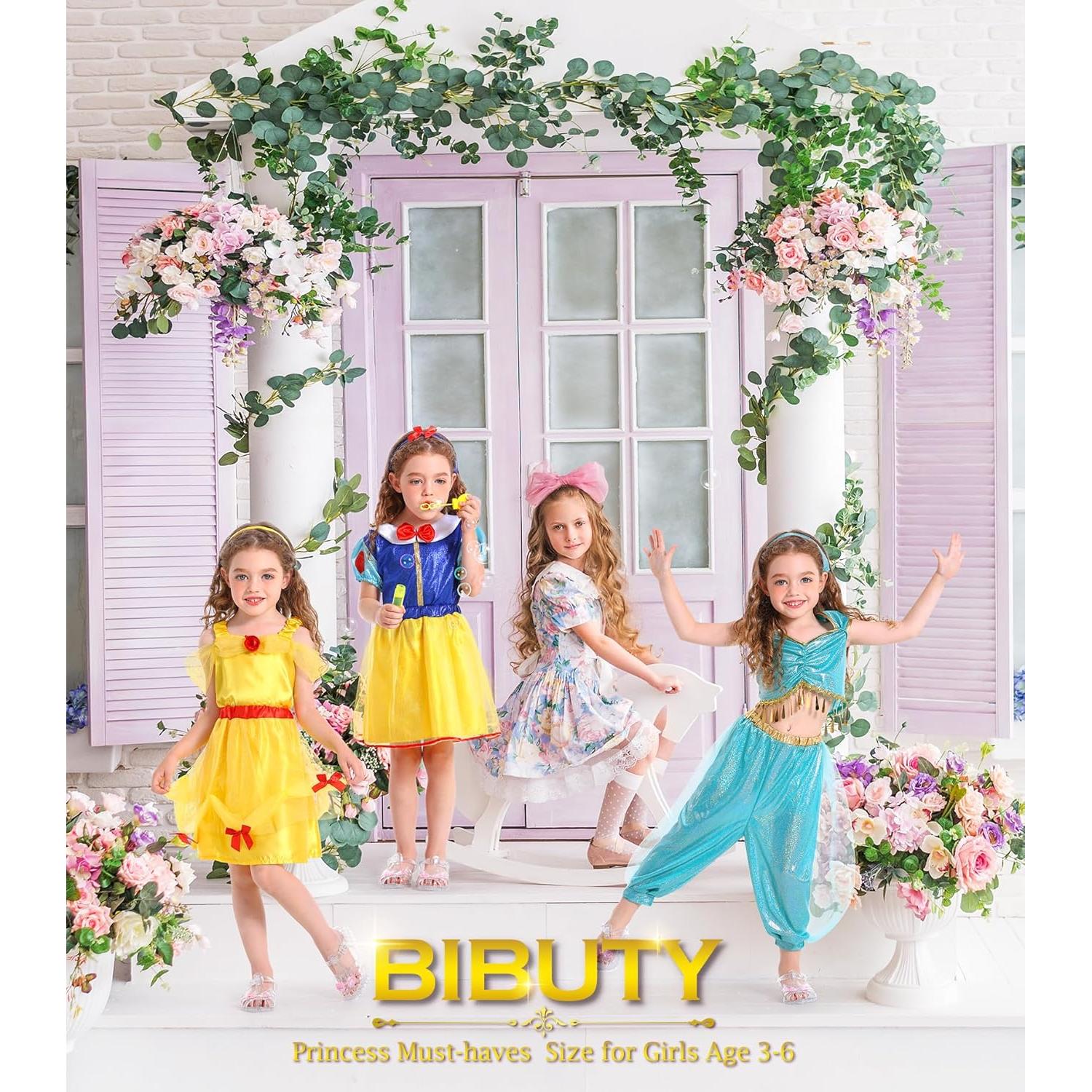 Conjunto de Disfraz de Princesa BIBUTY para Niñas 3-6 Años